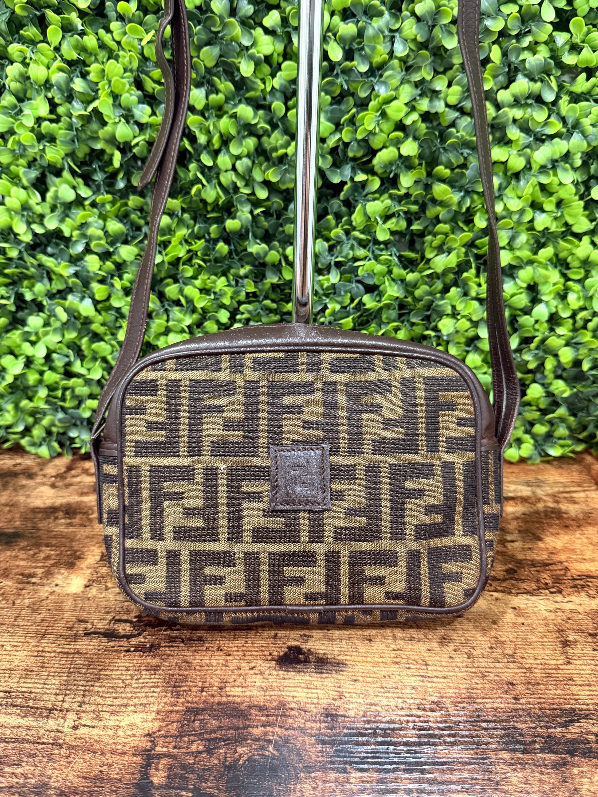 Fendi Zucca FF Crossbody Bag