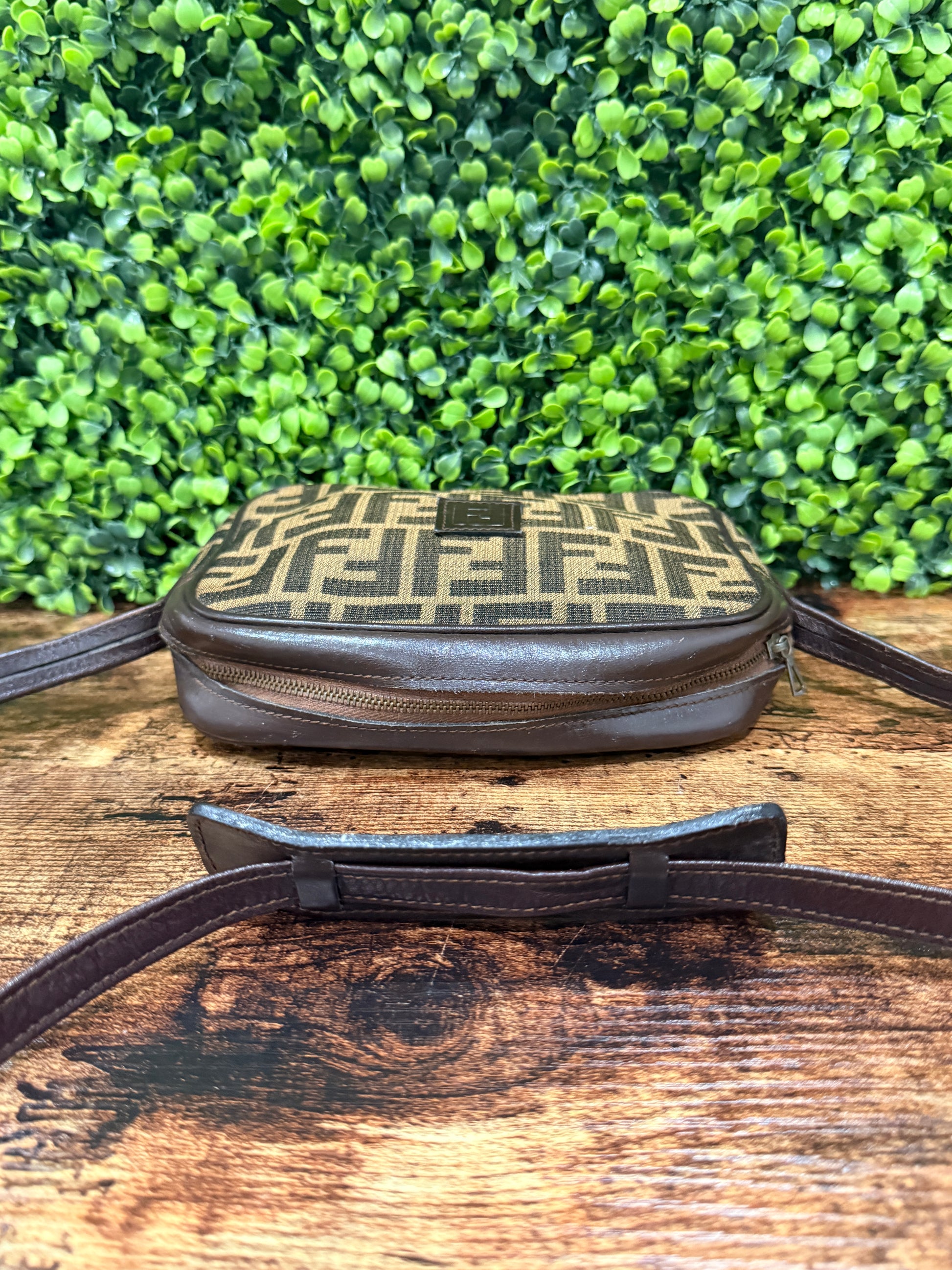 Fendi Zucca FF Crossbody Bag