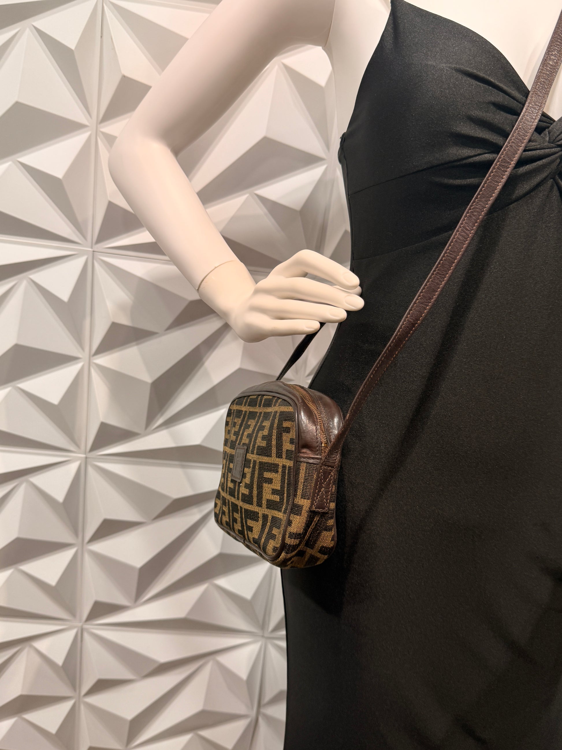 Fendi Zucca FF Crossbody Bag