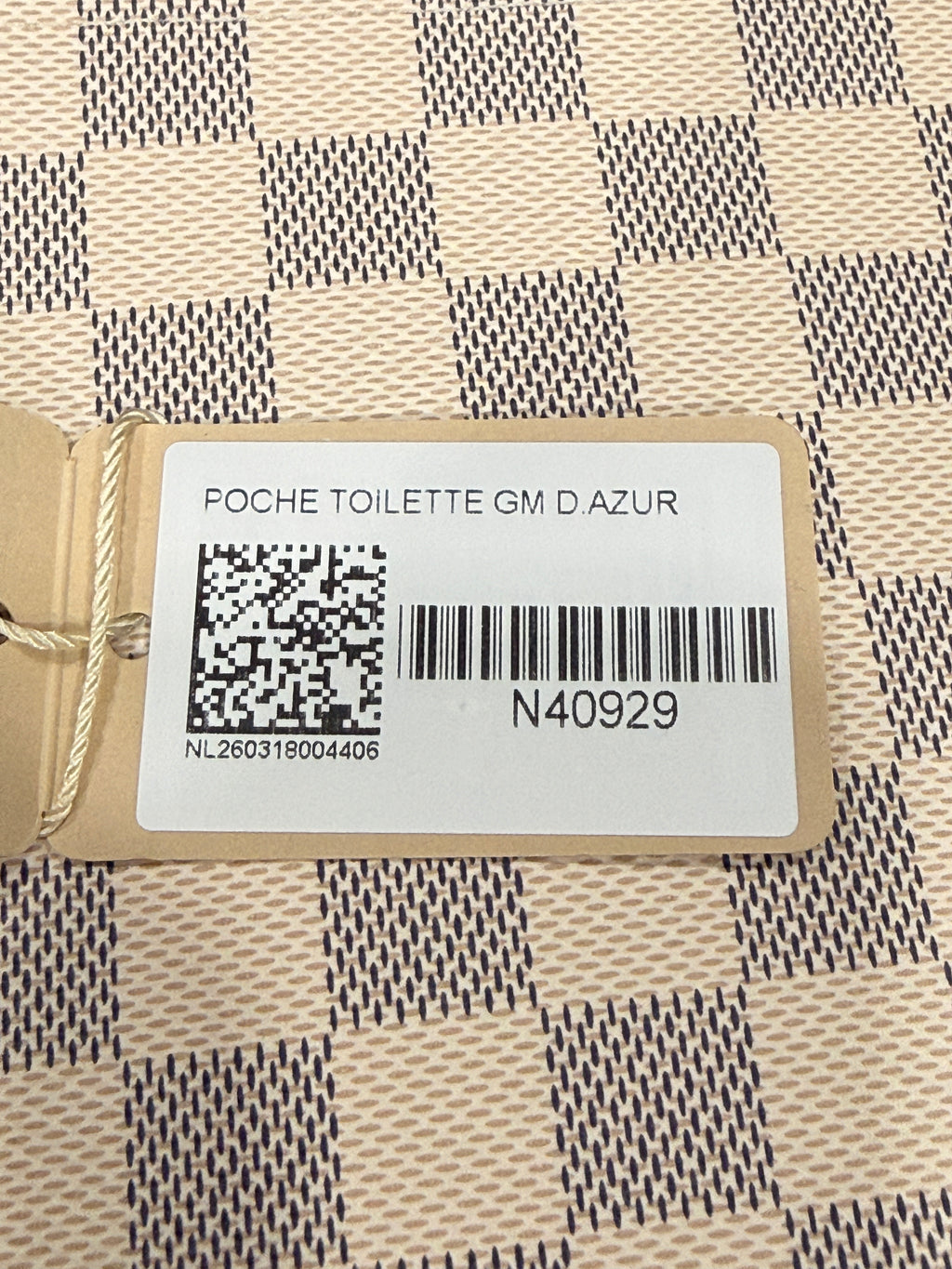 Louis Vuitton Poche Toilette GM Damier Azur