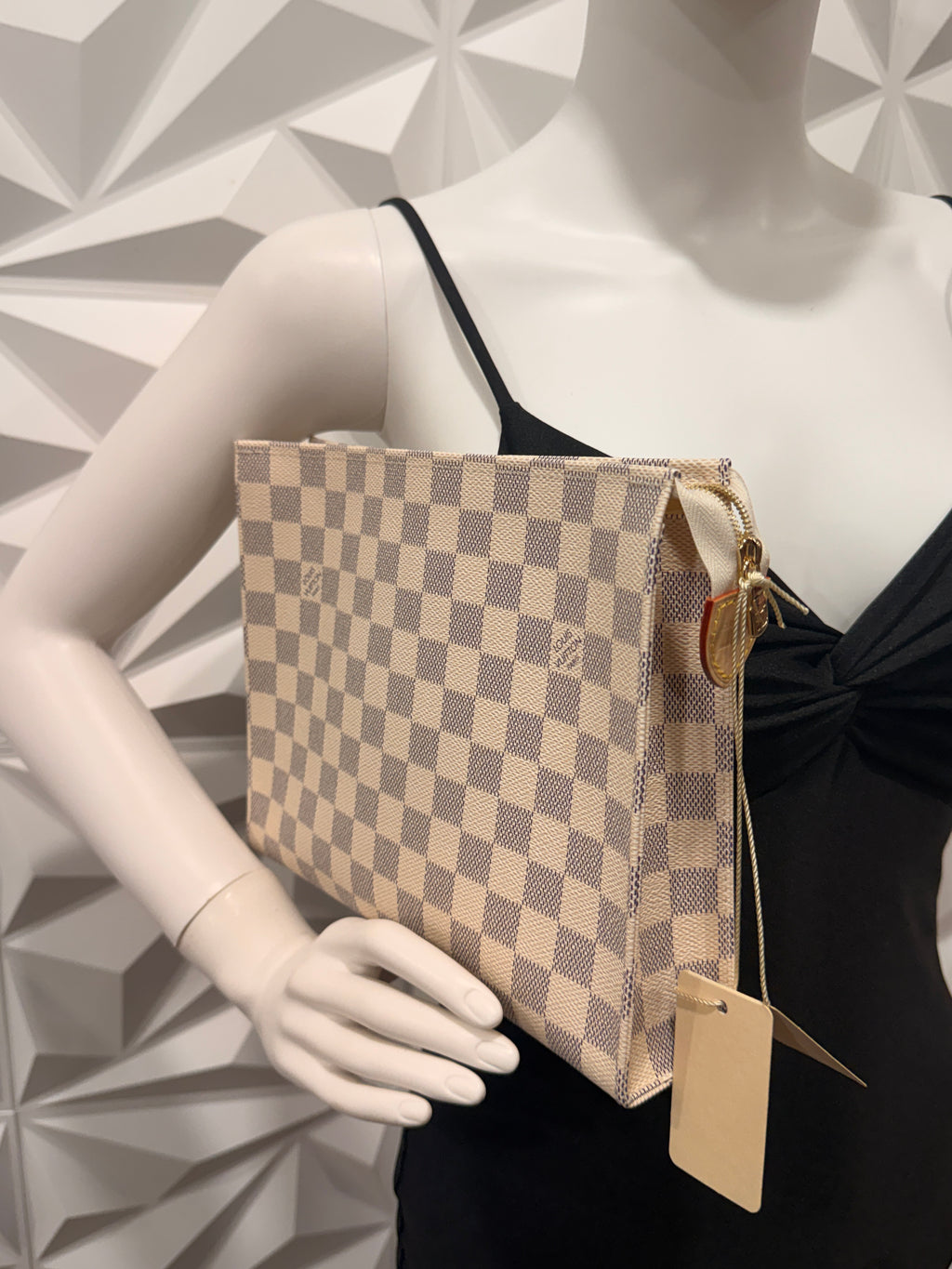 Louis Vuitton Poche Toilette GM Damier Azur