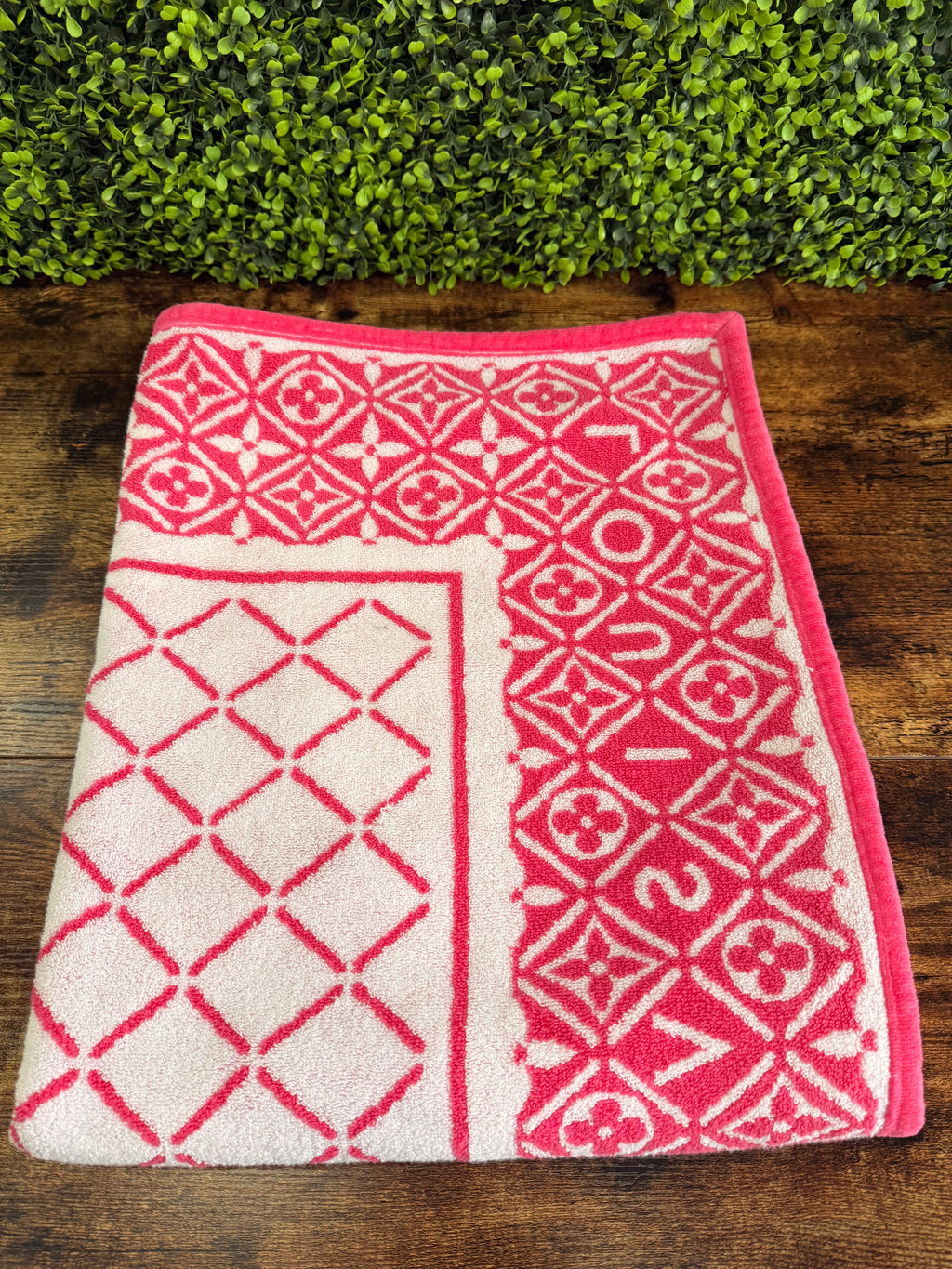 Louis Vuitton Flower Tile Beach Towel
