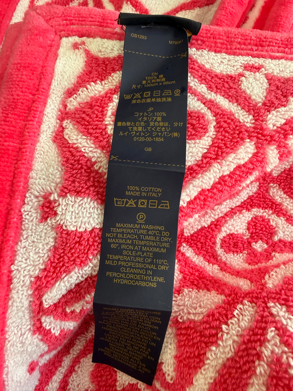 Louis Vuitton Flower Tile Beach Towel