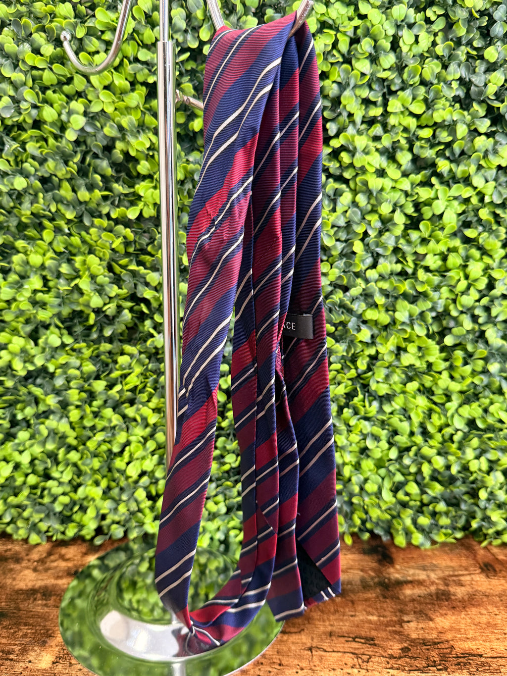 Versace Red/Blue Stripes Tie
