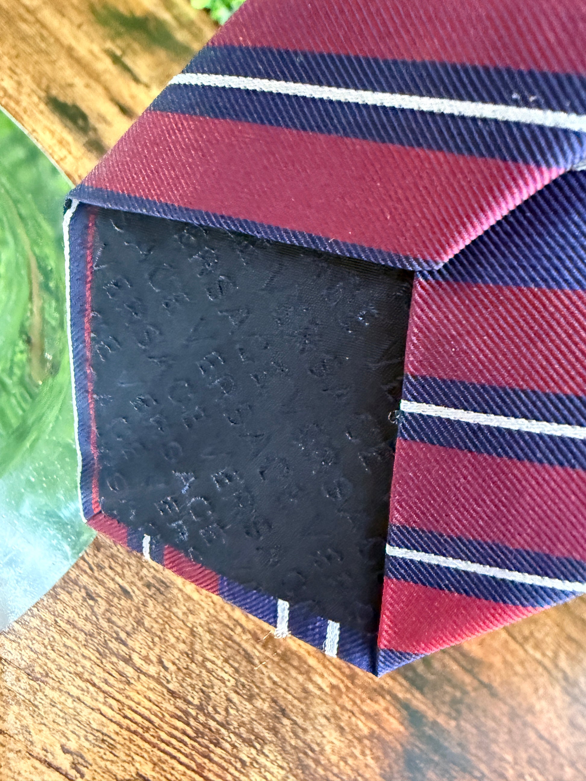 Versace Red/Blue Stripes Tie
