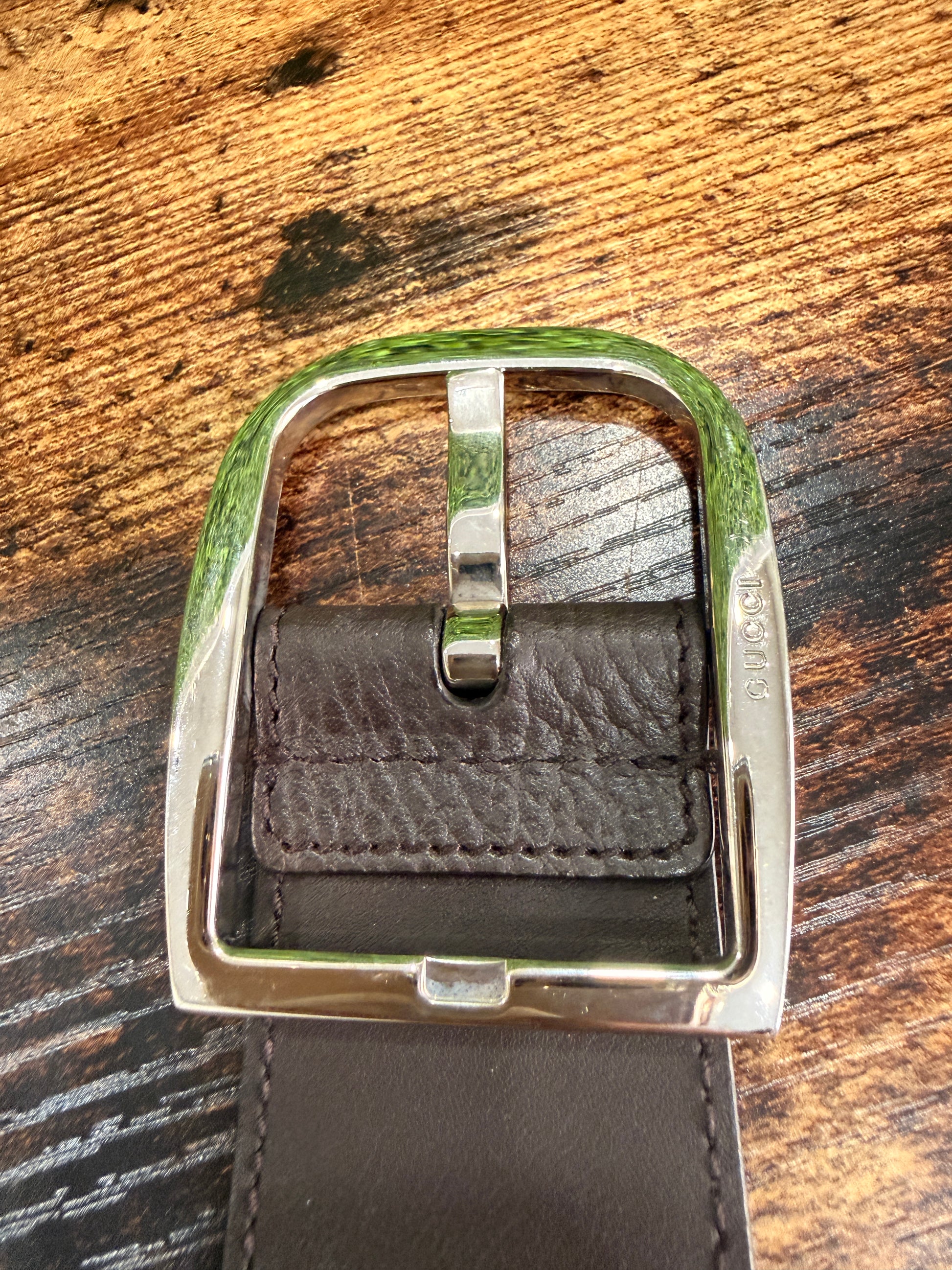 Gucci Guccissima Canvas Belt 105 - 42