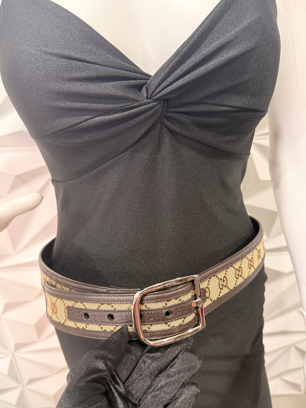 Gucci Guccissima Canvas Belt 105 - 42