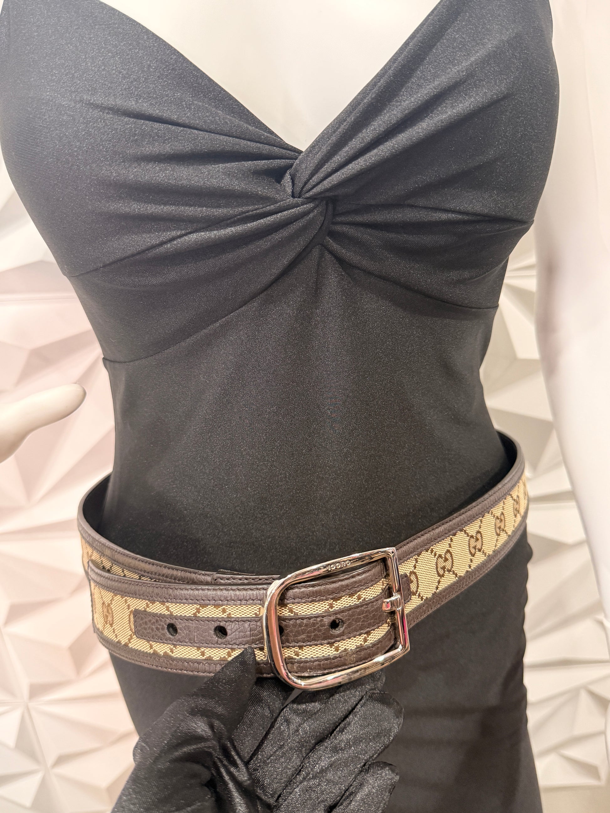Gucci Guccissima Canvas Belt 105 - 42