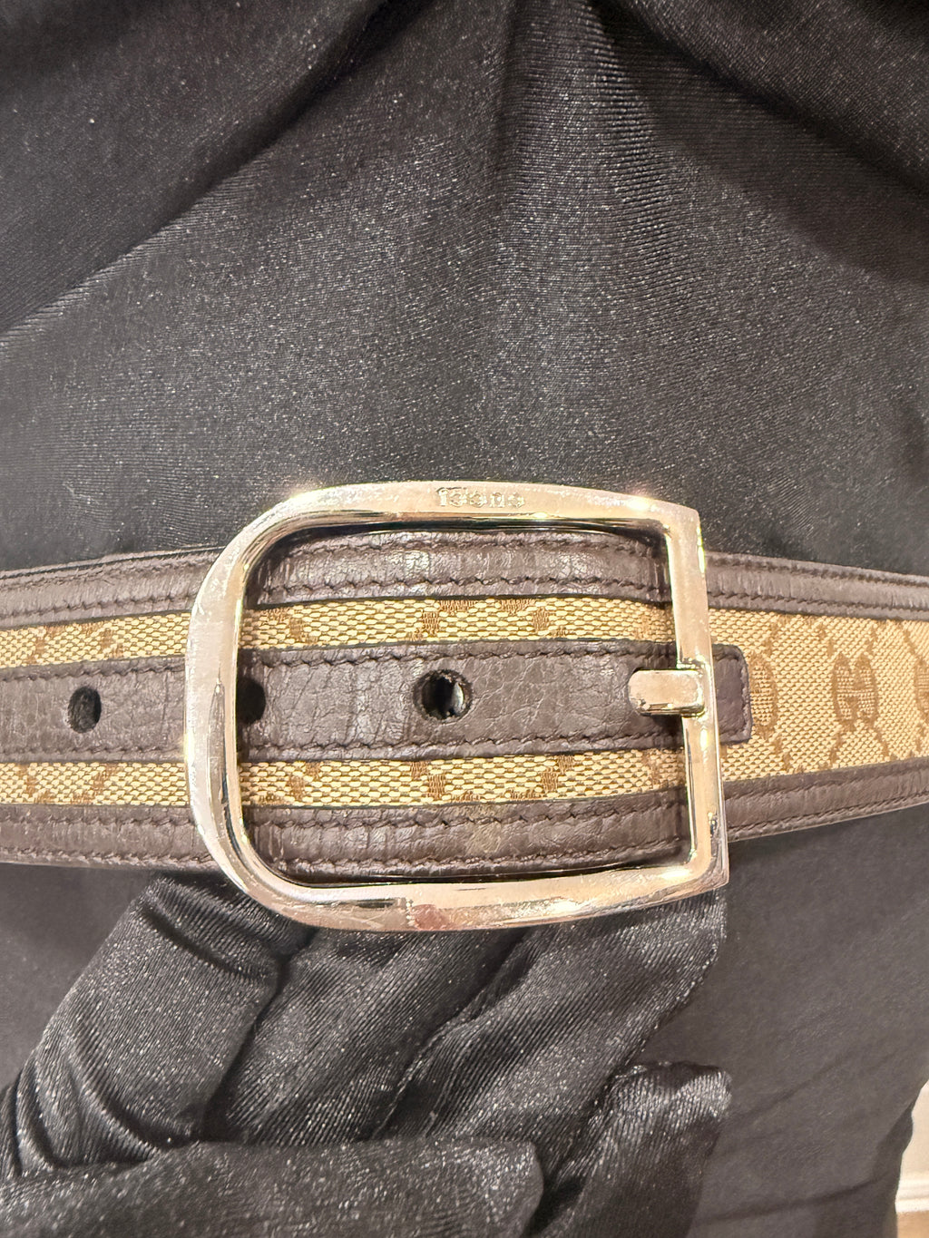 Gucci Guccissima Canvas Belt 105 - 42