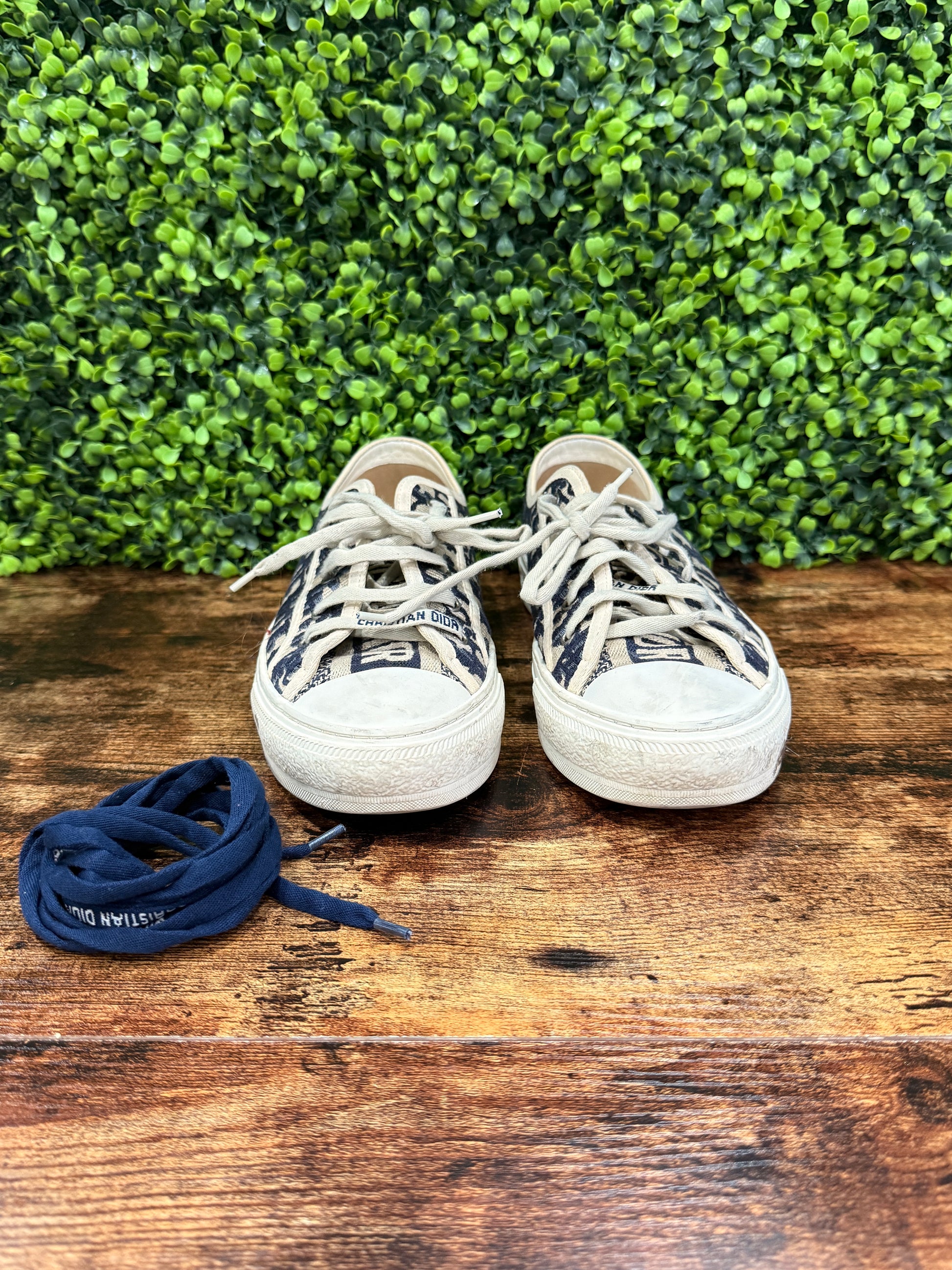 Dior Walk'n'Dior Navy Blue Low Top Sneaker