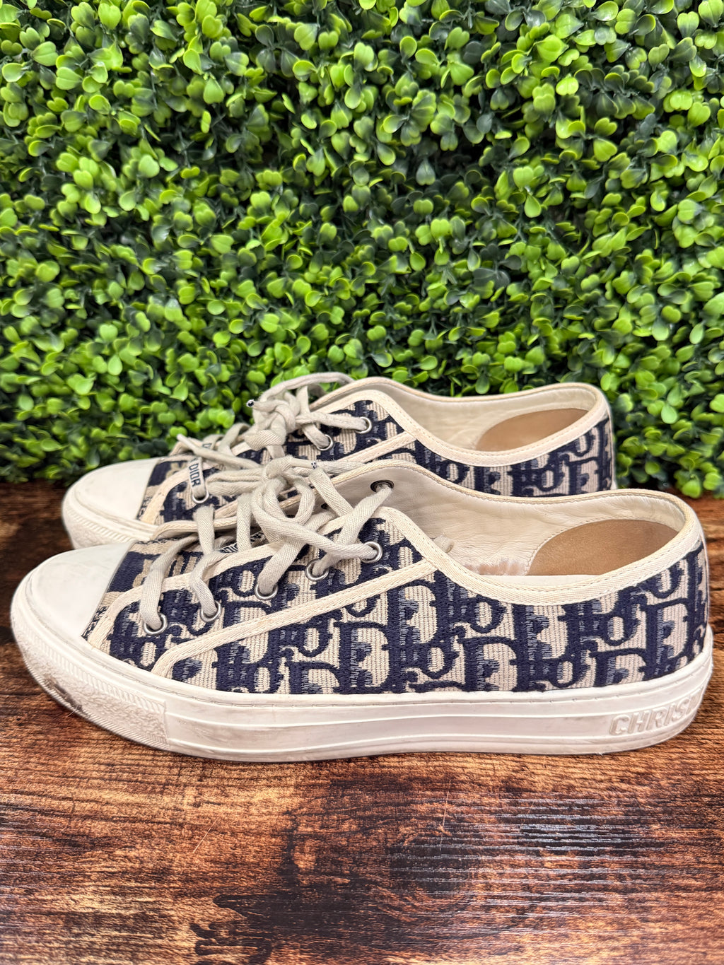 Dior Walk'n'Dior Navy Blue Low Top Sneaker