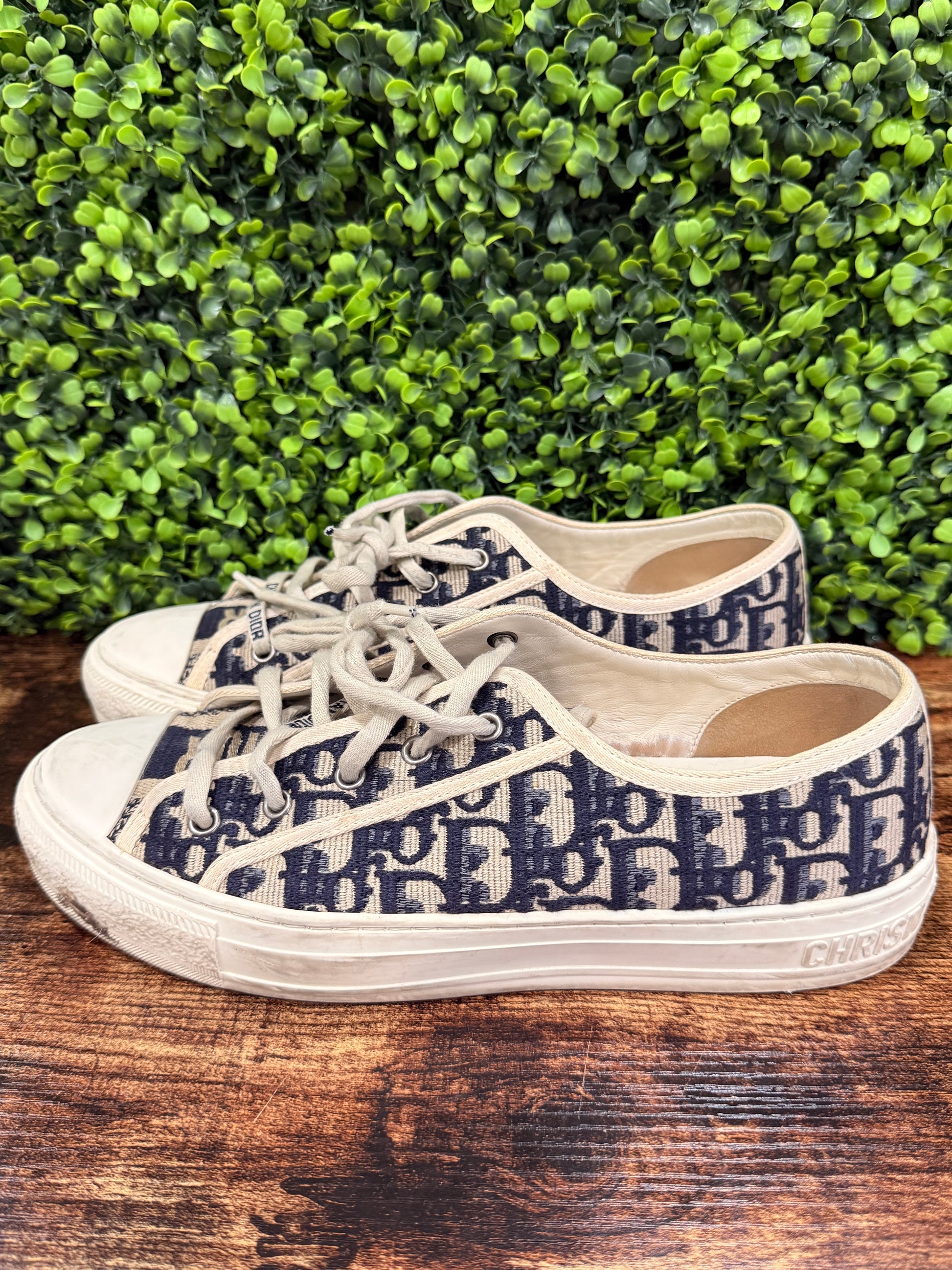 Dior Walk'n'Dior Navy Blue Low Top Sneaker