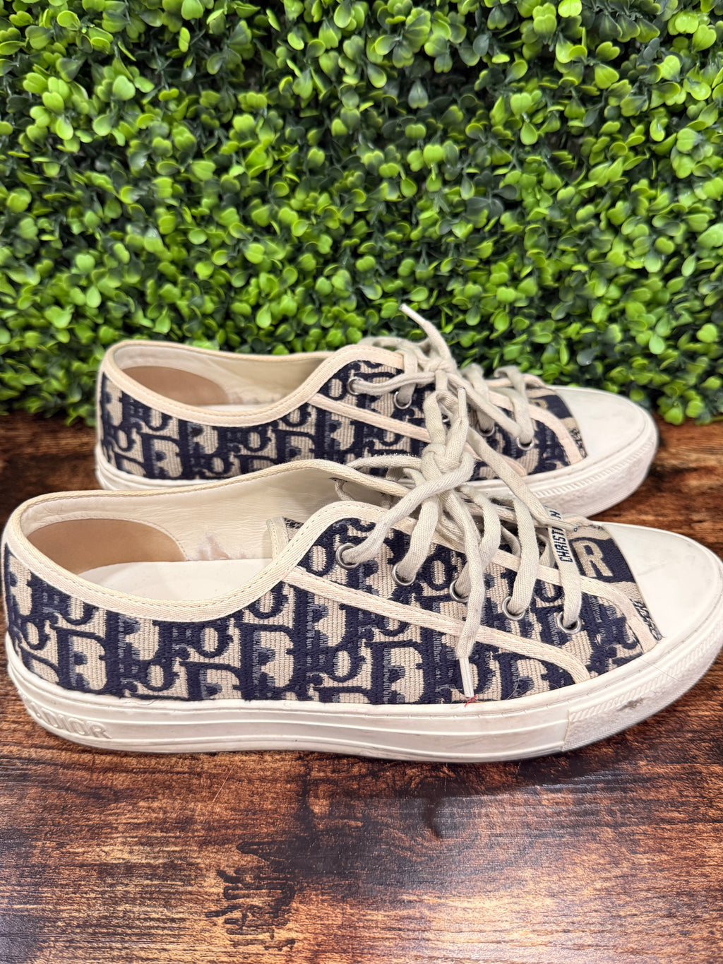 Dior Walk'n'Dior Navy Blue Low Top Sneaker