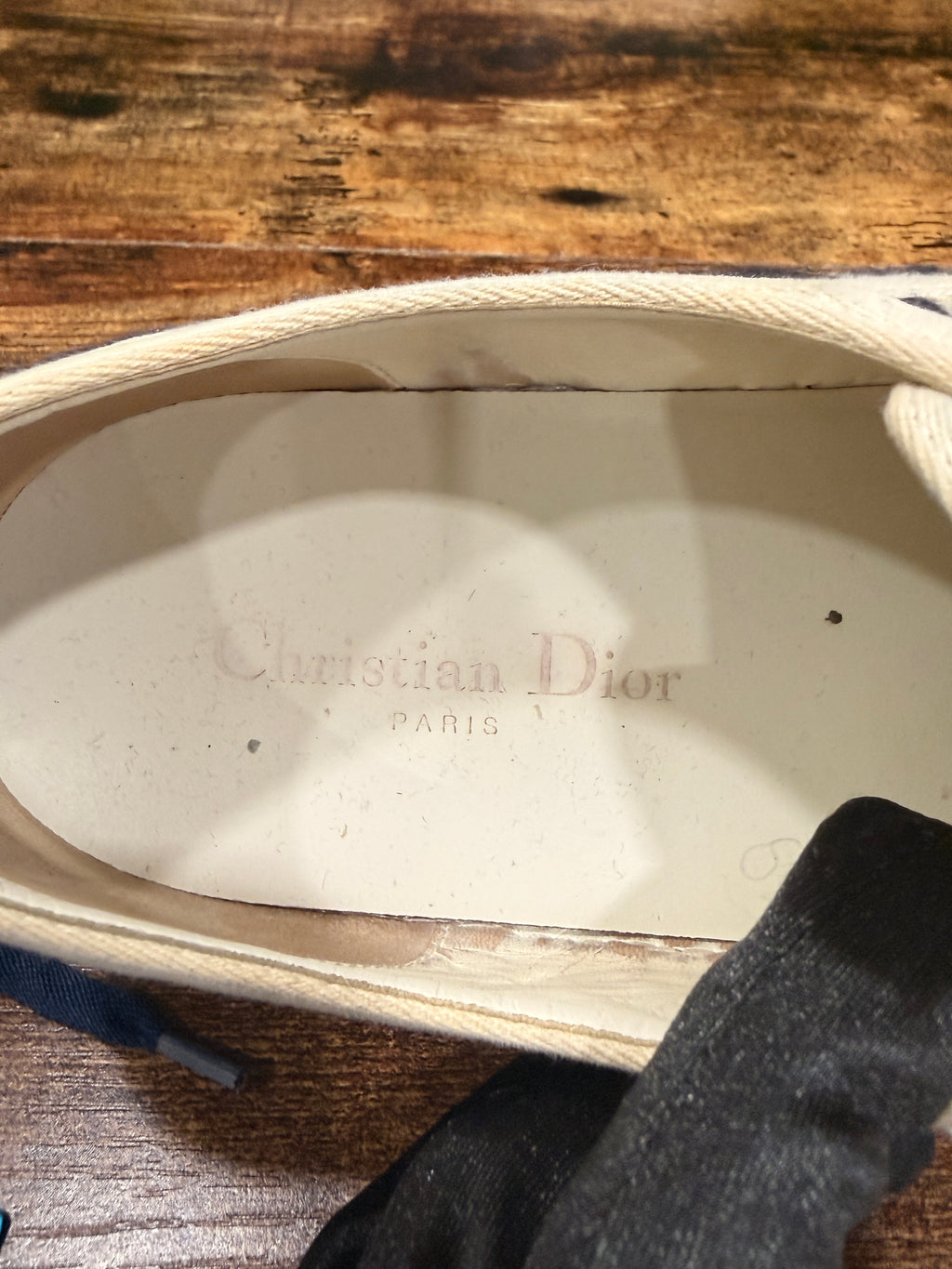 Dior Walk'n'Dior Navy Blue Low Top Sneaker