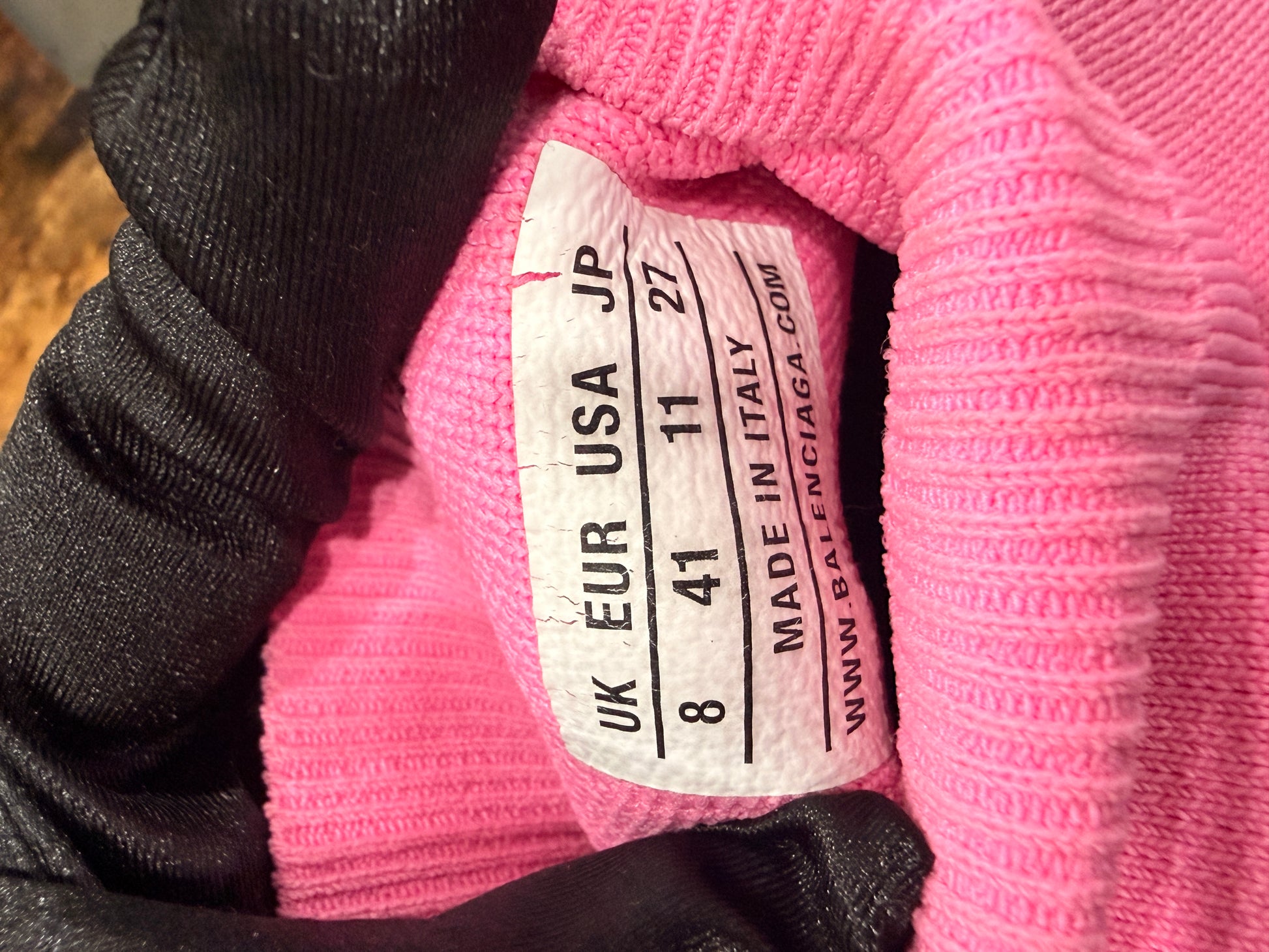 Balenciaga Pink Speed Trainer Sneakers