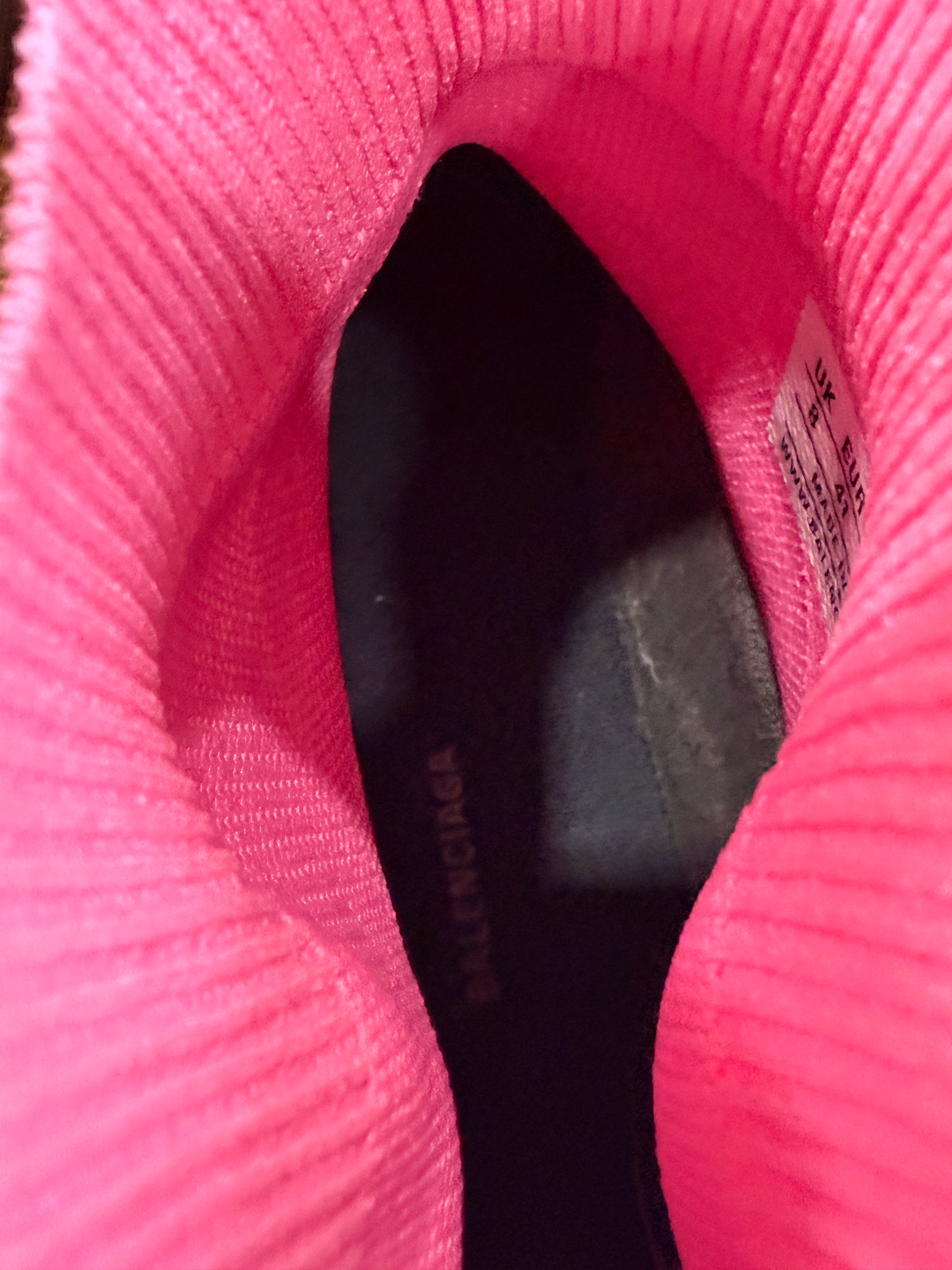 Balenciaga Pink Speed Trainer Sneakers