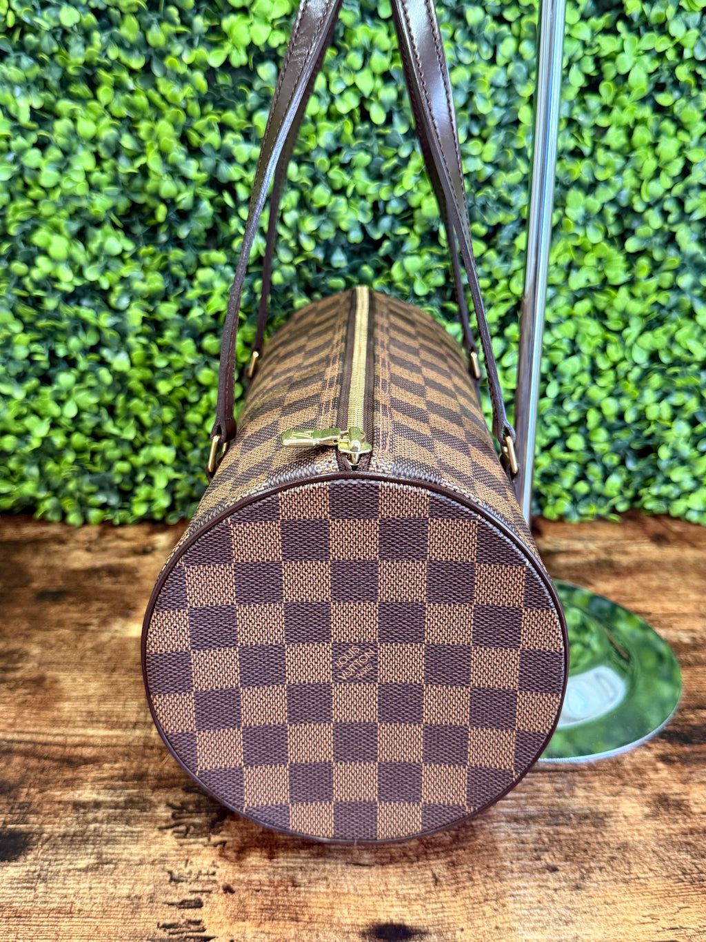 Louis Vuitton Papillon 30 Damier Ebene w/Mini Bag