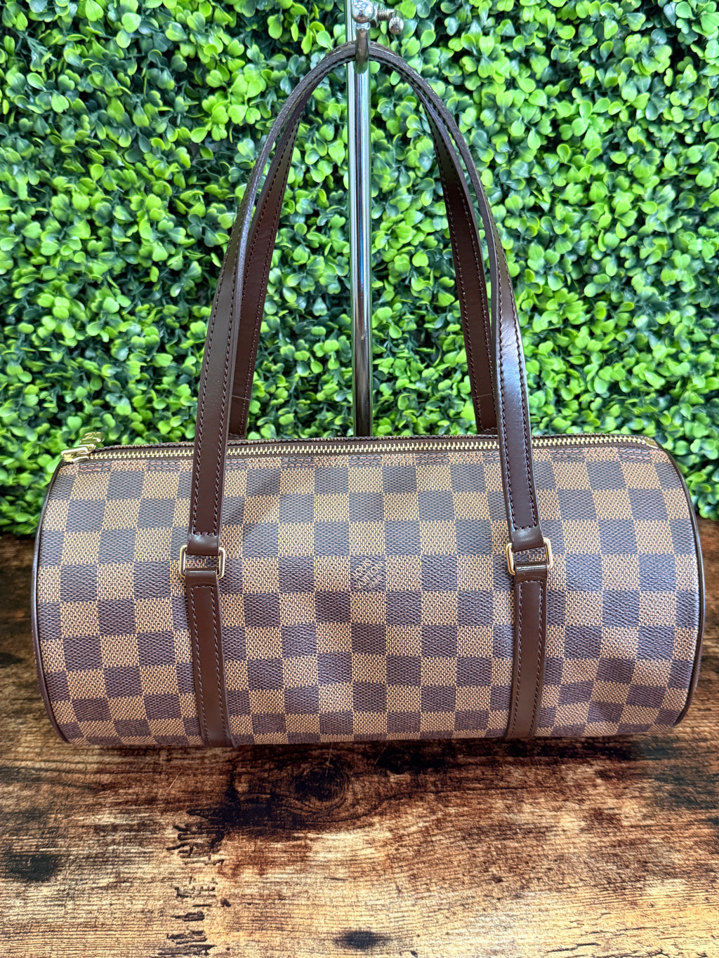 Louis Vuitton Papillon 30 Damier Ebene w/Mini Bag