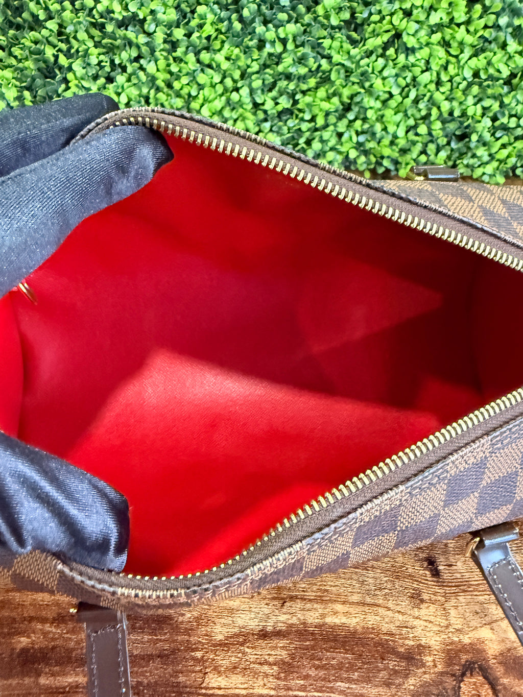 Louis Vuitton Papillon 30 Damier Ebene w/Mini Bag