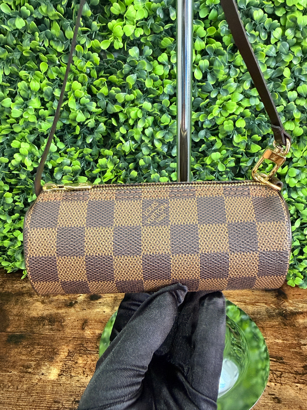 Louis Vuitton Papillon 30 Damier Ebene w/Mini Bag