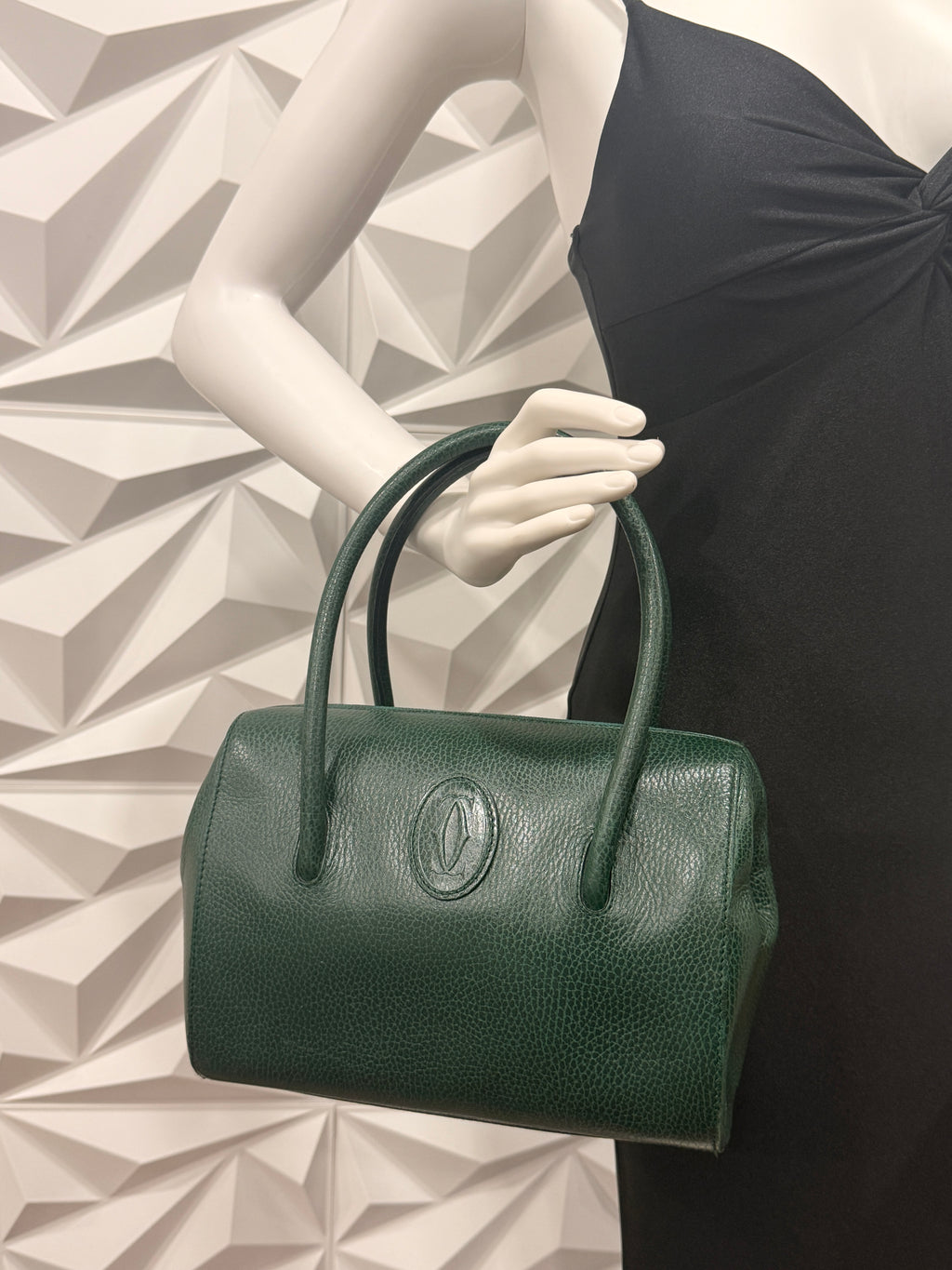 Cartier Green Must de Cartier Handbag