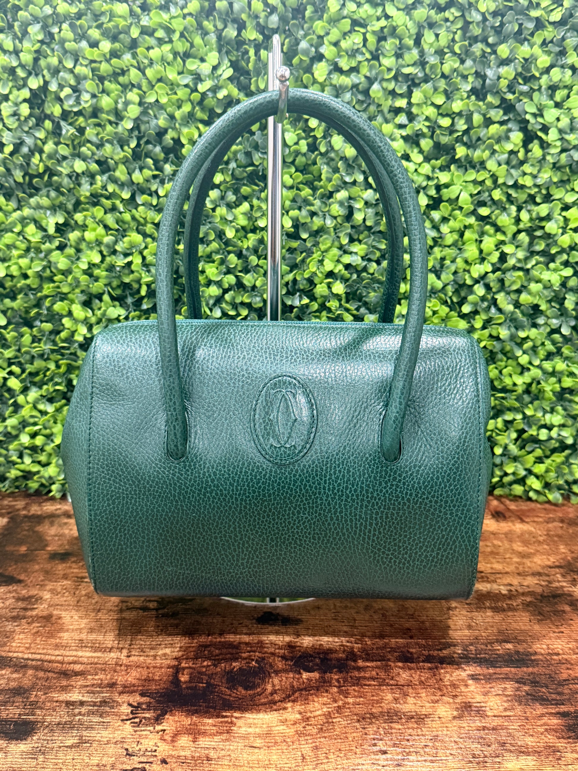Cartier Green Must de Cartier Handbag