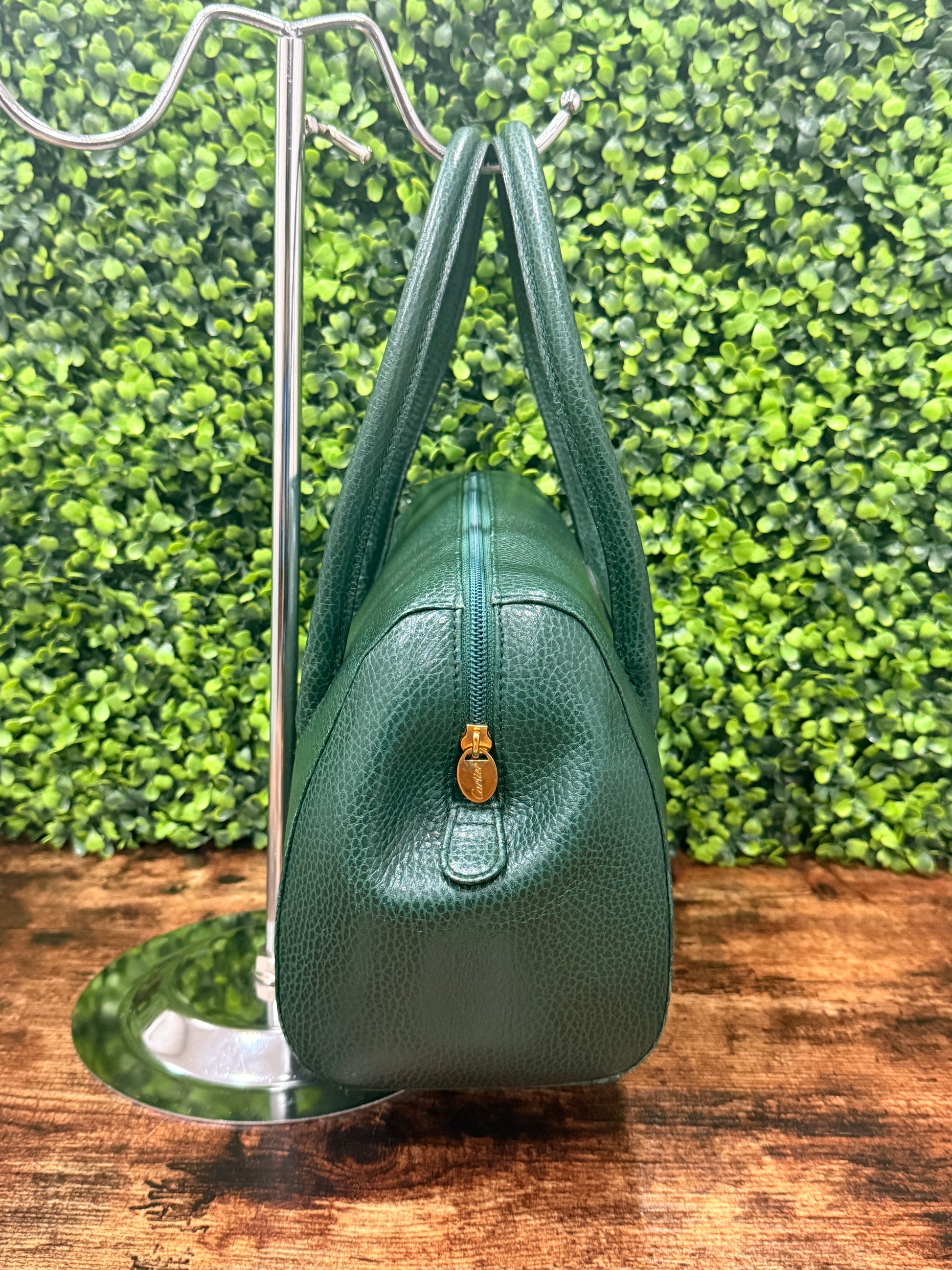 Cartier Green Must de Cartier Handbag