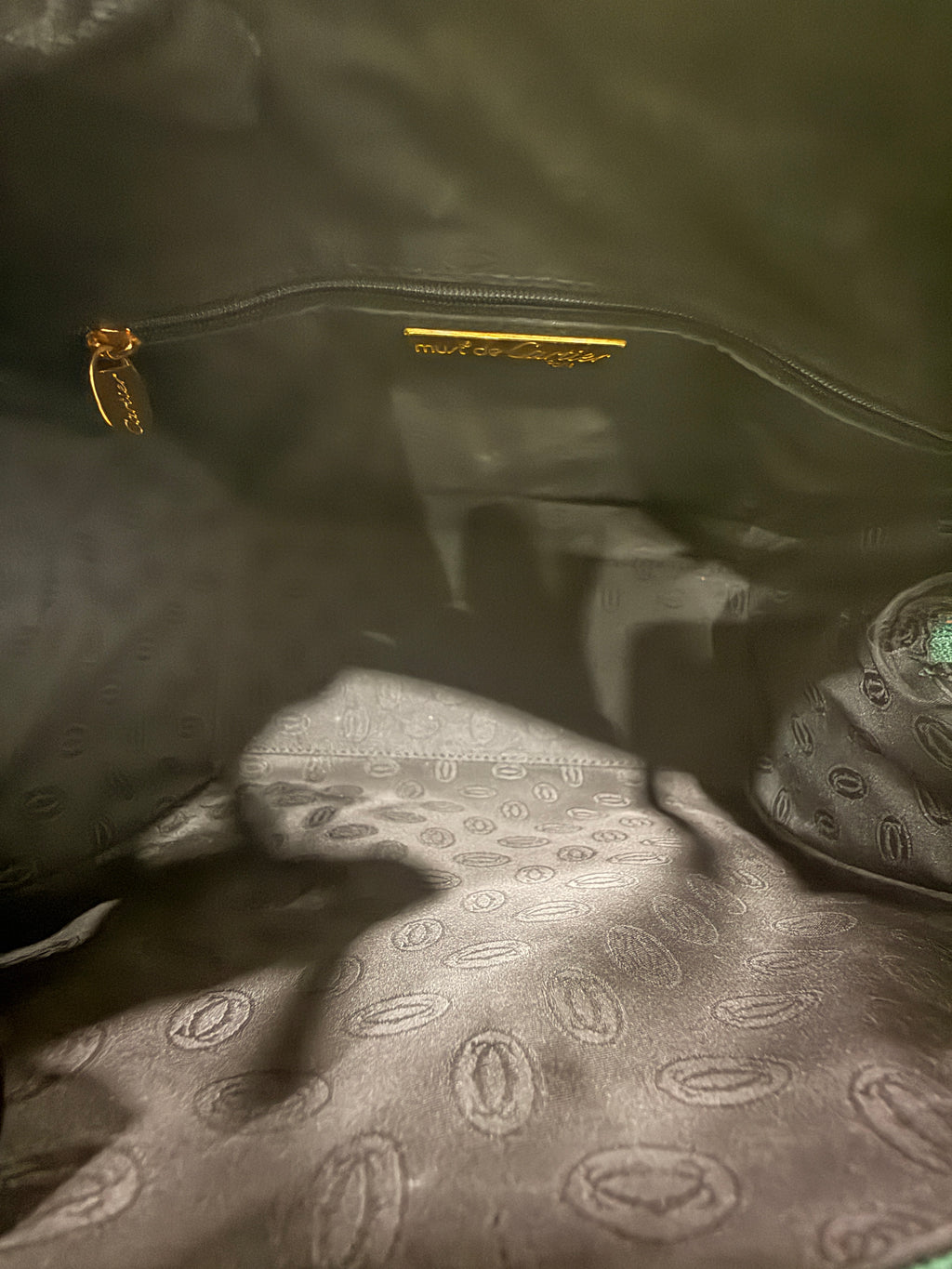 Cartier Green Must de Cartier Handbag