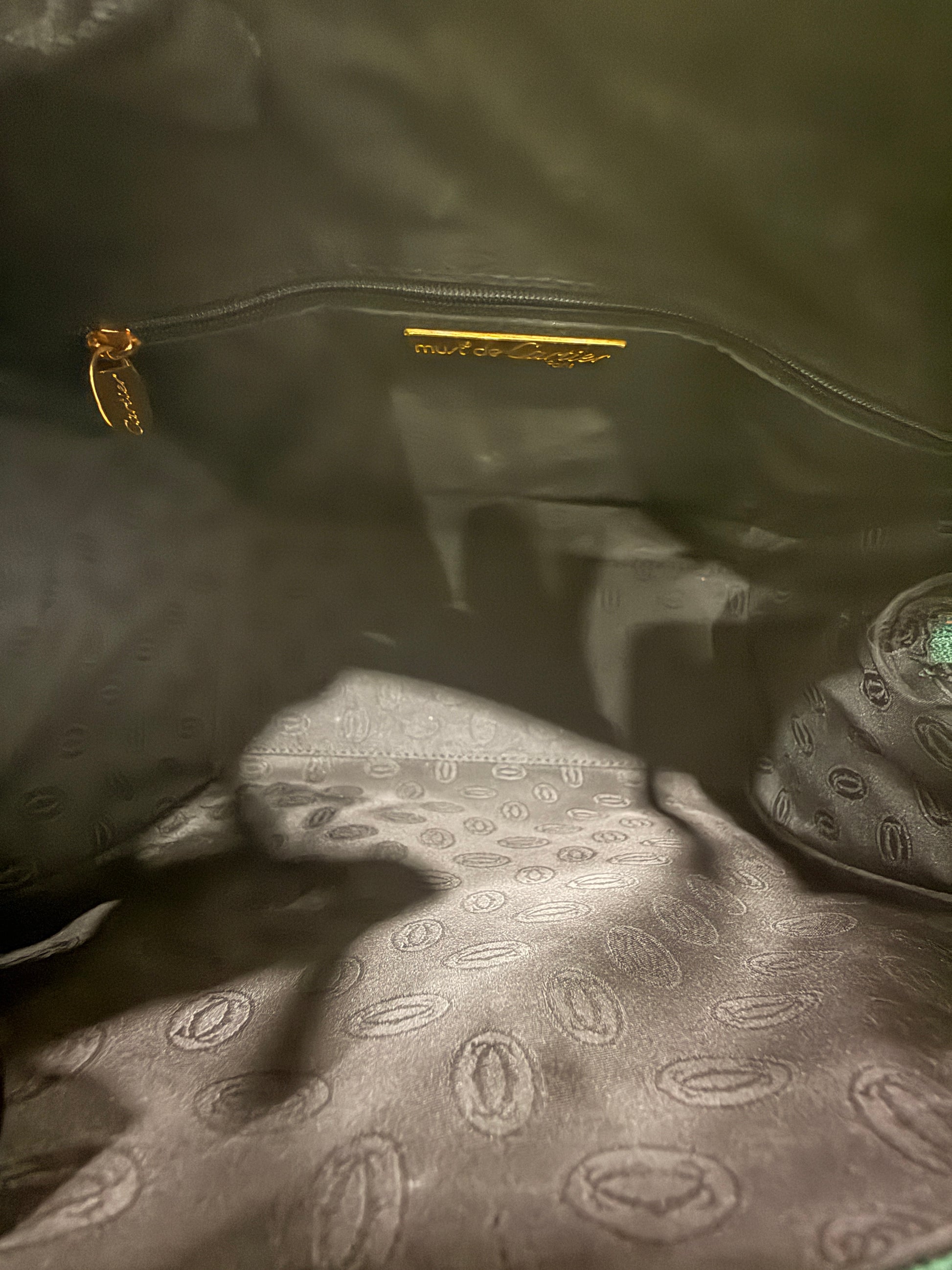 Cartier Green Must de Cartier Handbag