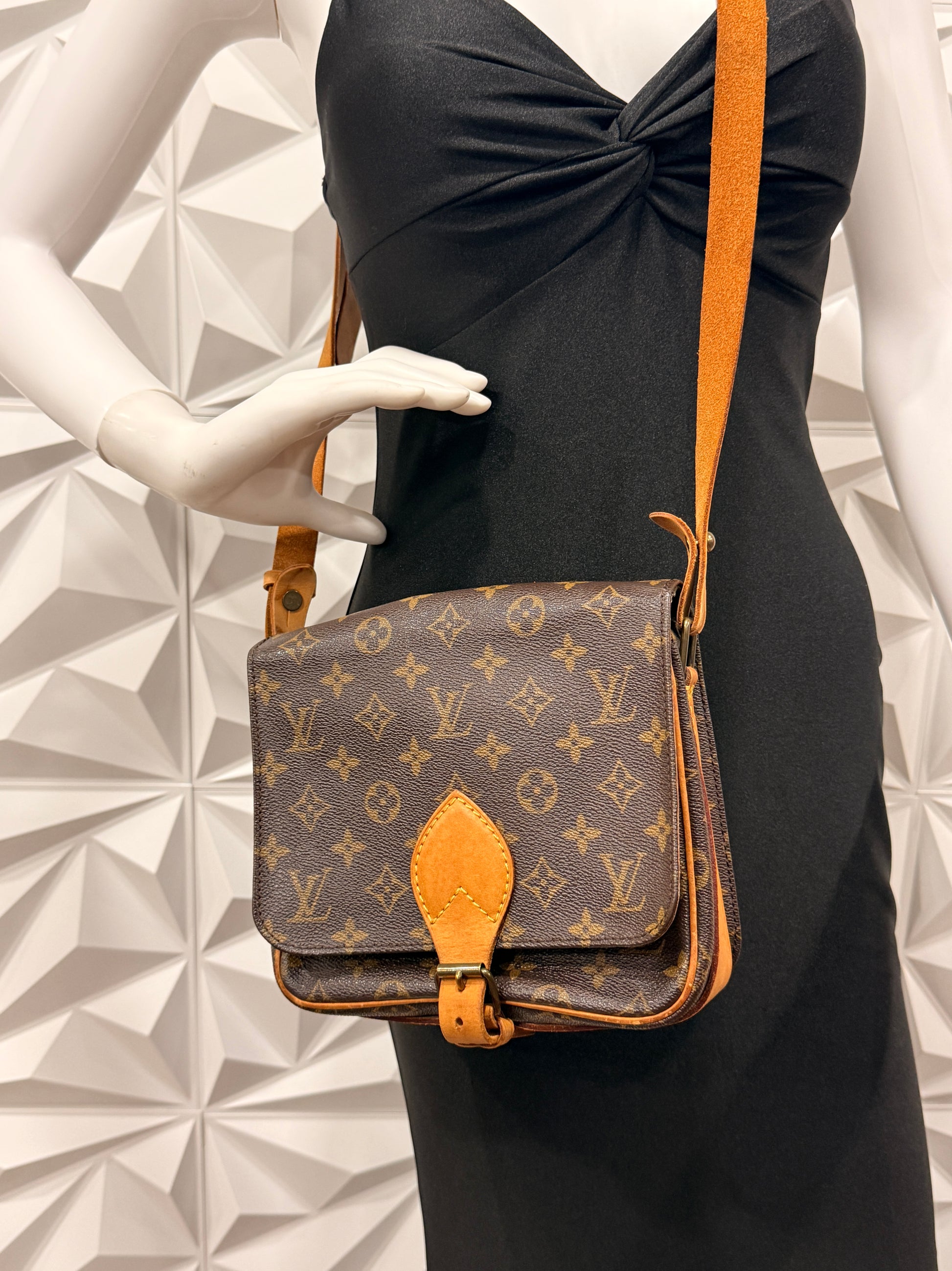 Louis Vuitton Monogram Cartouchiere MM