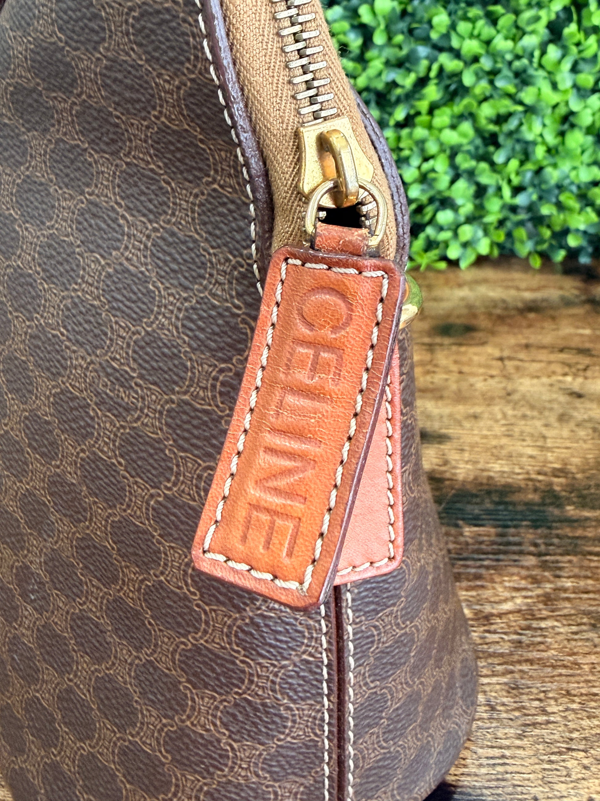 Celine Brown Macadam Handbag