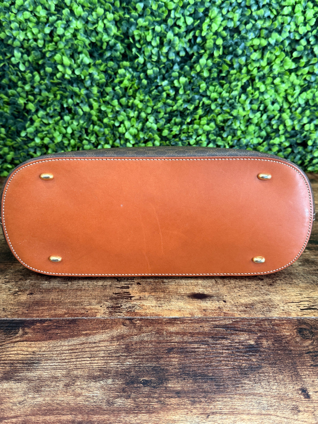 Celine Brown Macadam Handbag
