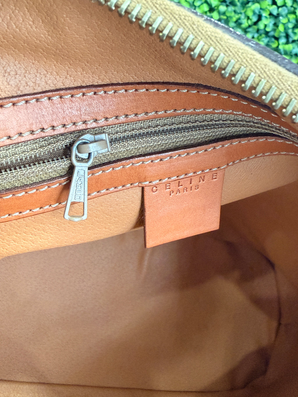 Celine Brown Macadam Handbag