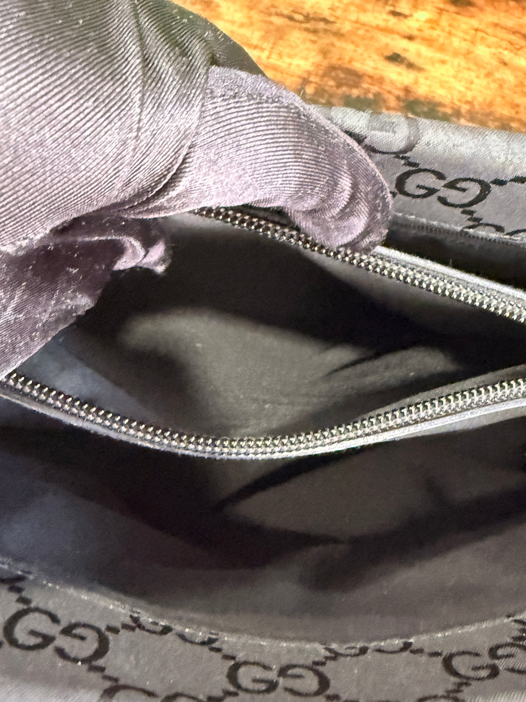 Gucci GG Canvas Bamboo Tote Bag