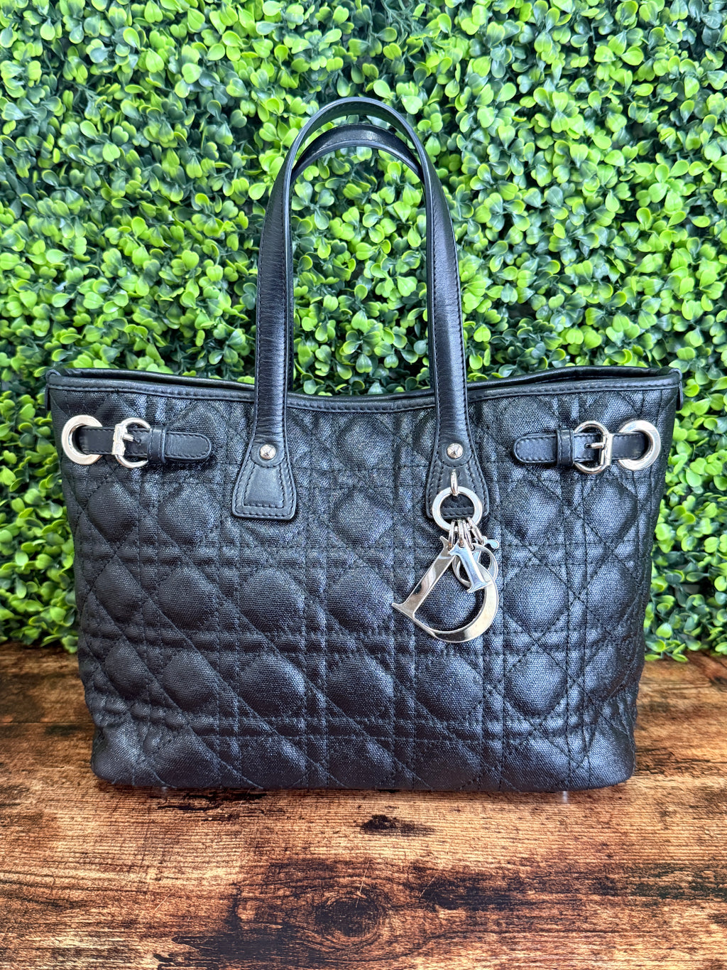 Dior Cannage Small Paranea Tote