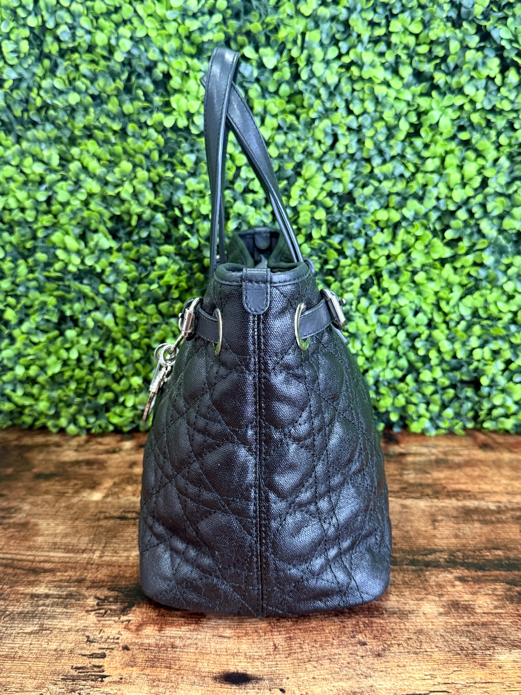 Dior Cannage Small Paranea Tote