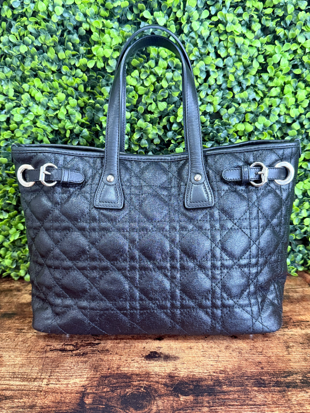 Dior Cannage Small Paranea Tote
