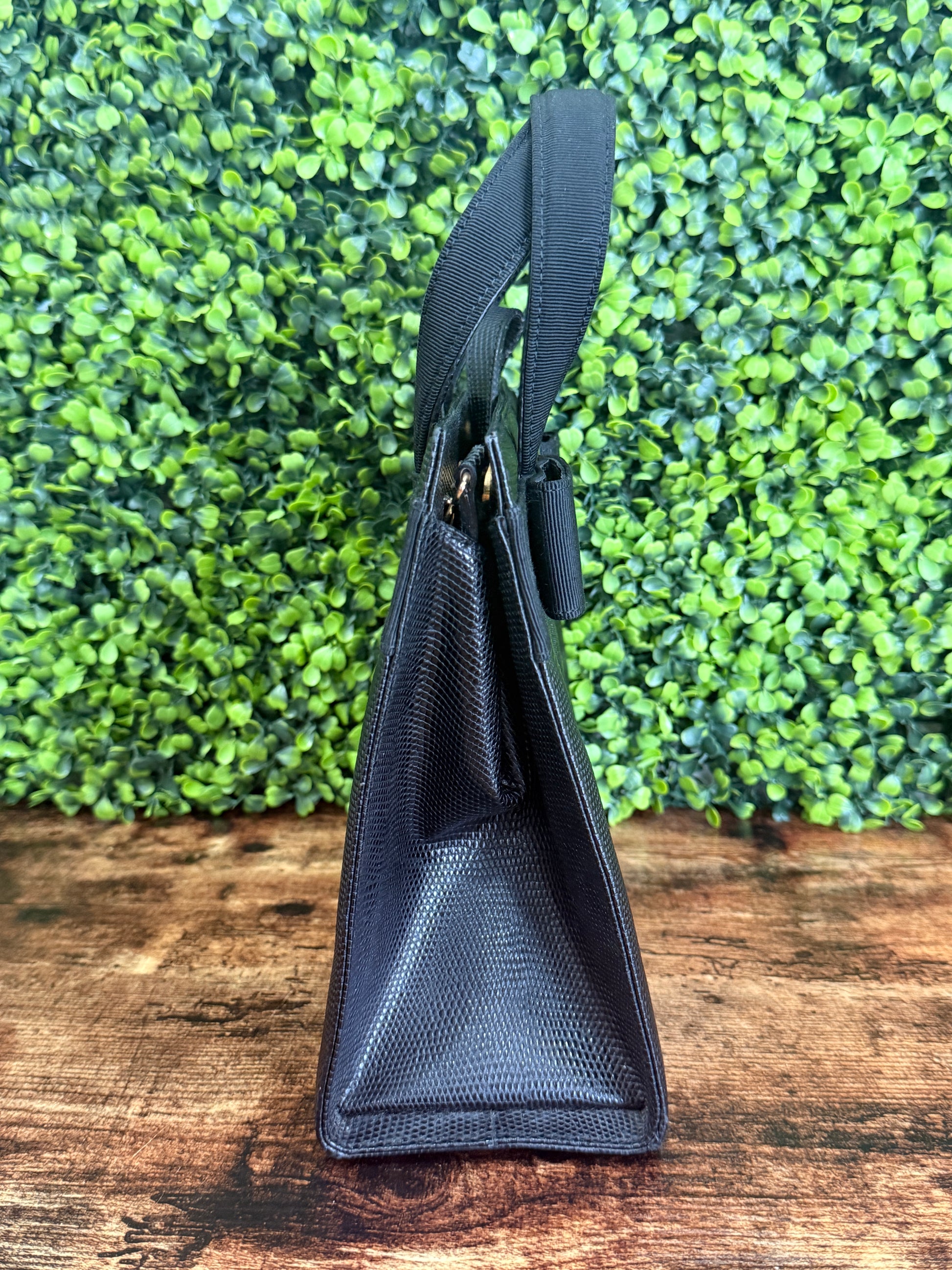 Salvatore Ferragamo Vara Bow Leather Handbag