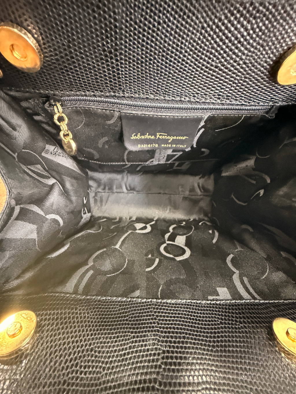 Salvatore Ferragamo Vara Bow Leather Handbag