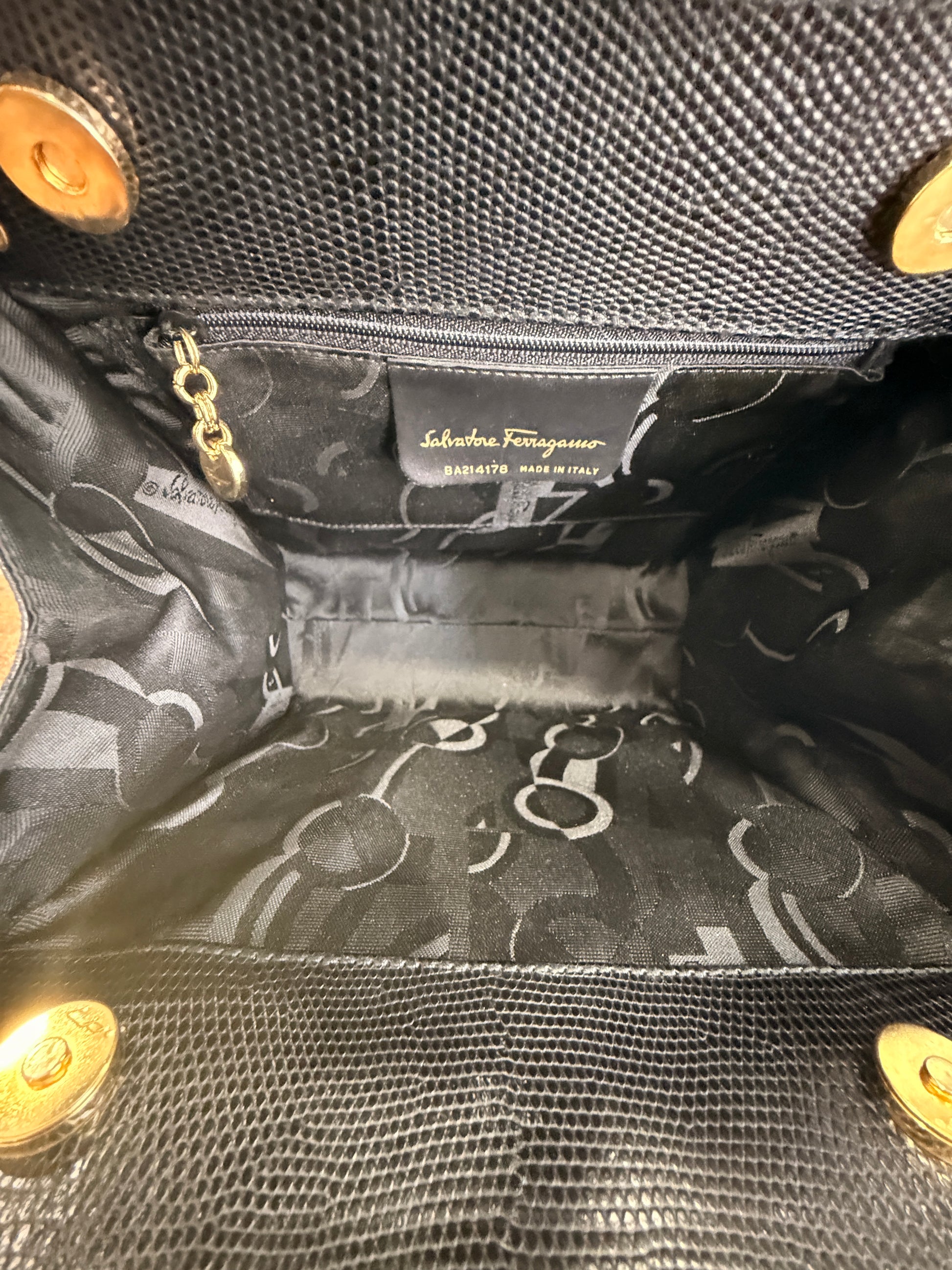 Salvatore Ferragamo Vara Bow Leather Handbag