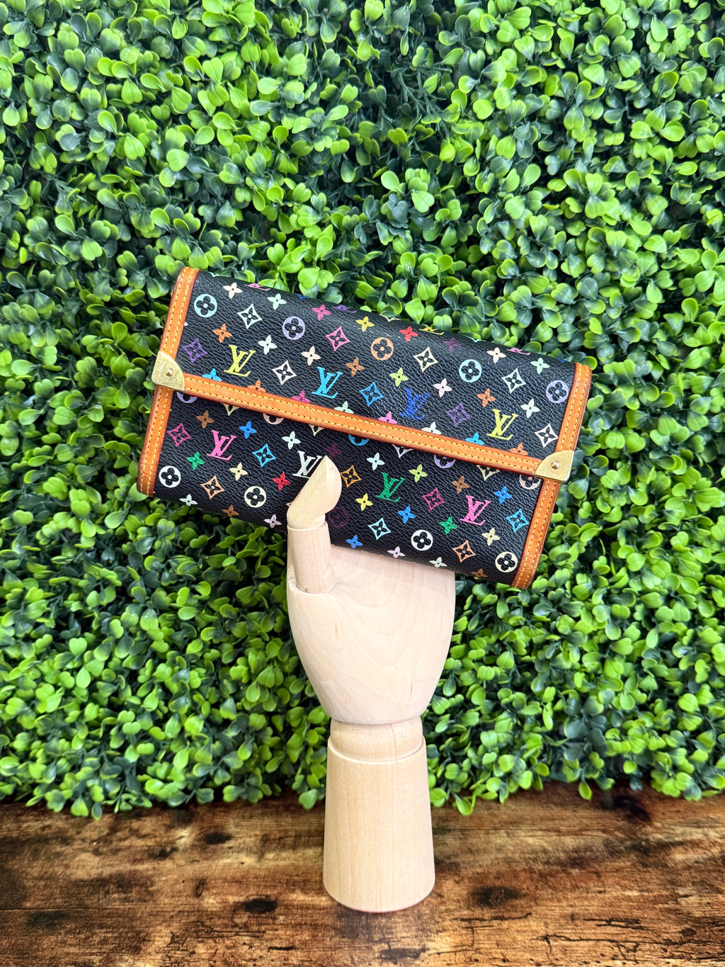 Louis Vuitton Multicolor Monogram Porte Tresor International