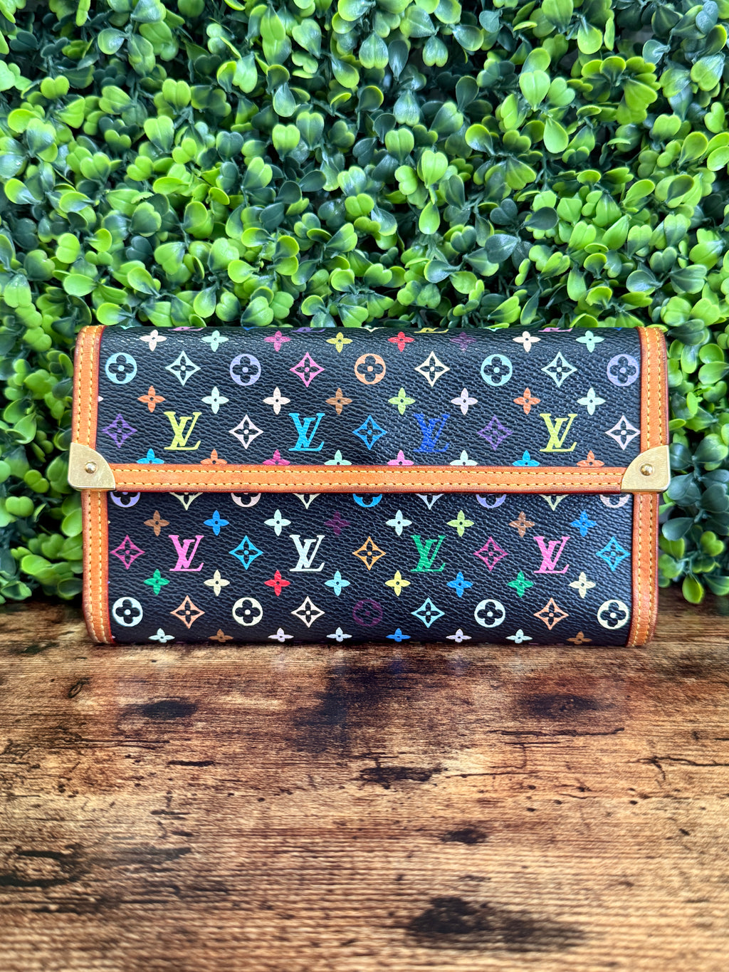 Louis Vuitton Multicolor Monogram Porte Tresor International