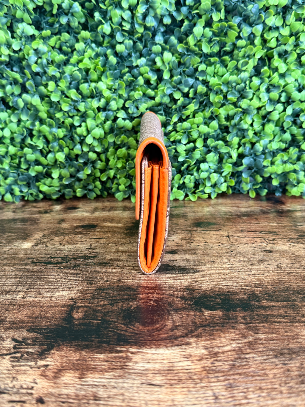 Dior Orange/Beige Diorissimo Long Wallet