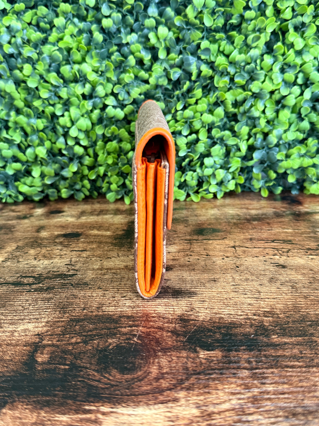 Dior Orange/Beige Diorissimo Long Wallet