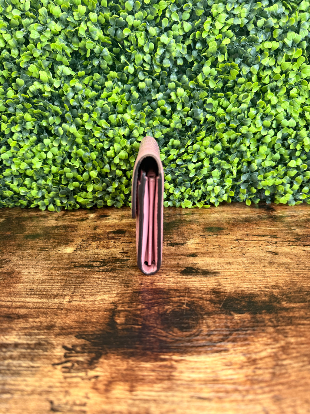 Gucci Pink Guccissima Icon Wallet