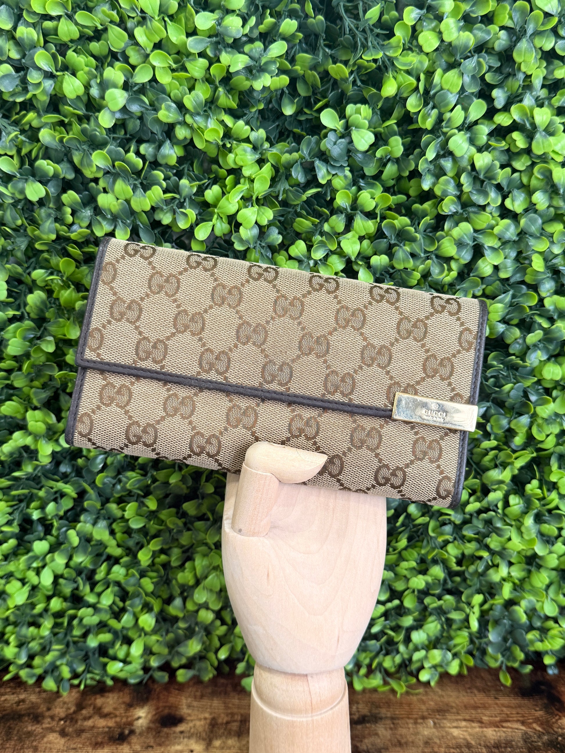 Gucci GG Canvas Long Wallet
