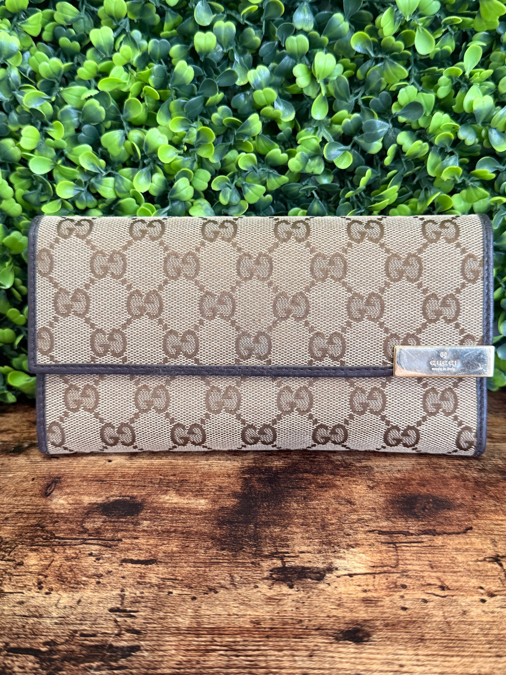 Gucci GG Canvas Long Wallet