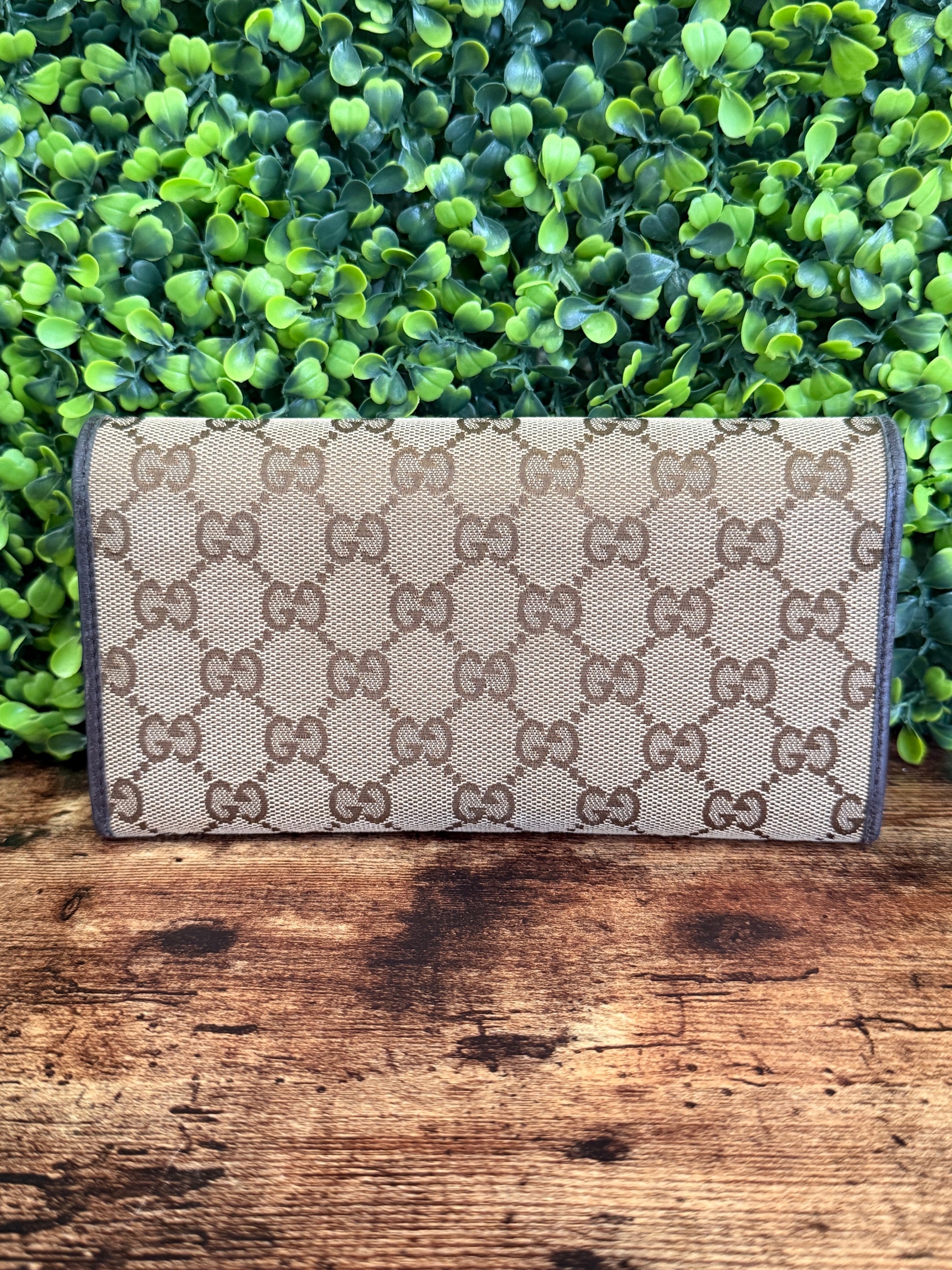 Gucci GG Canvas Long Wallet