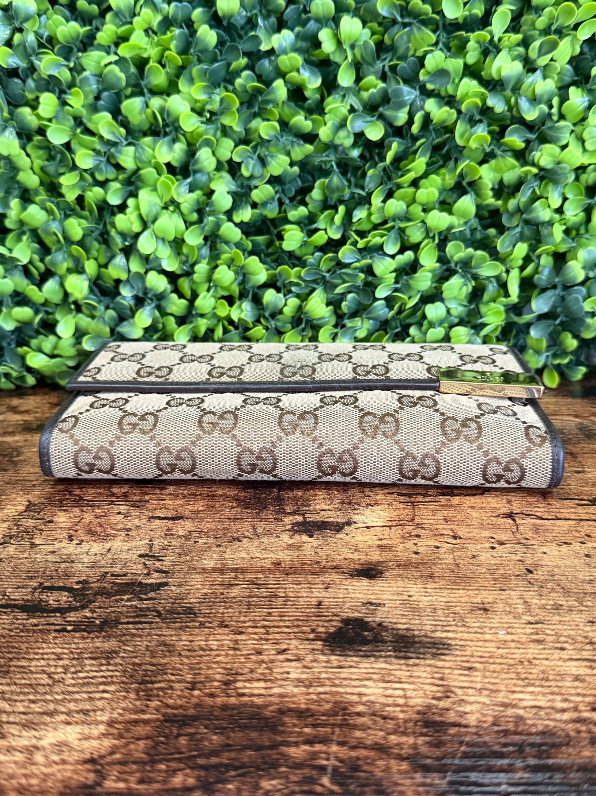 Gucci GG Canvas Long Wallet