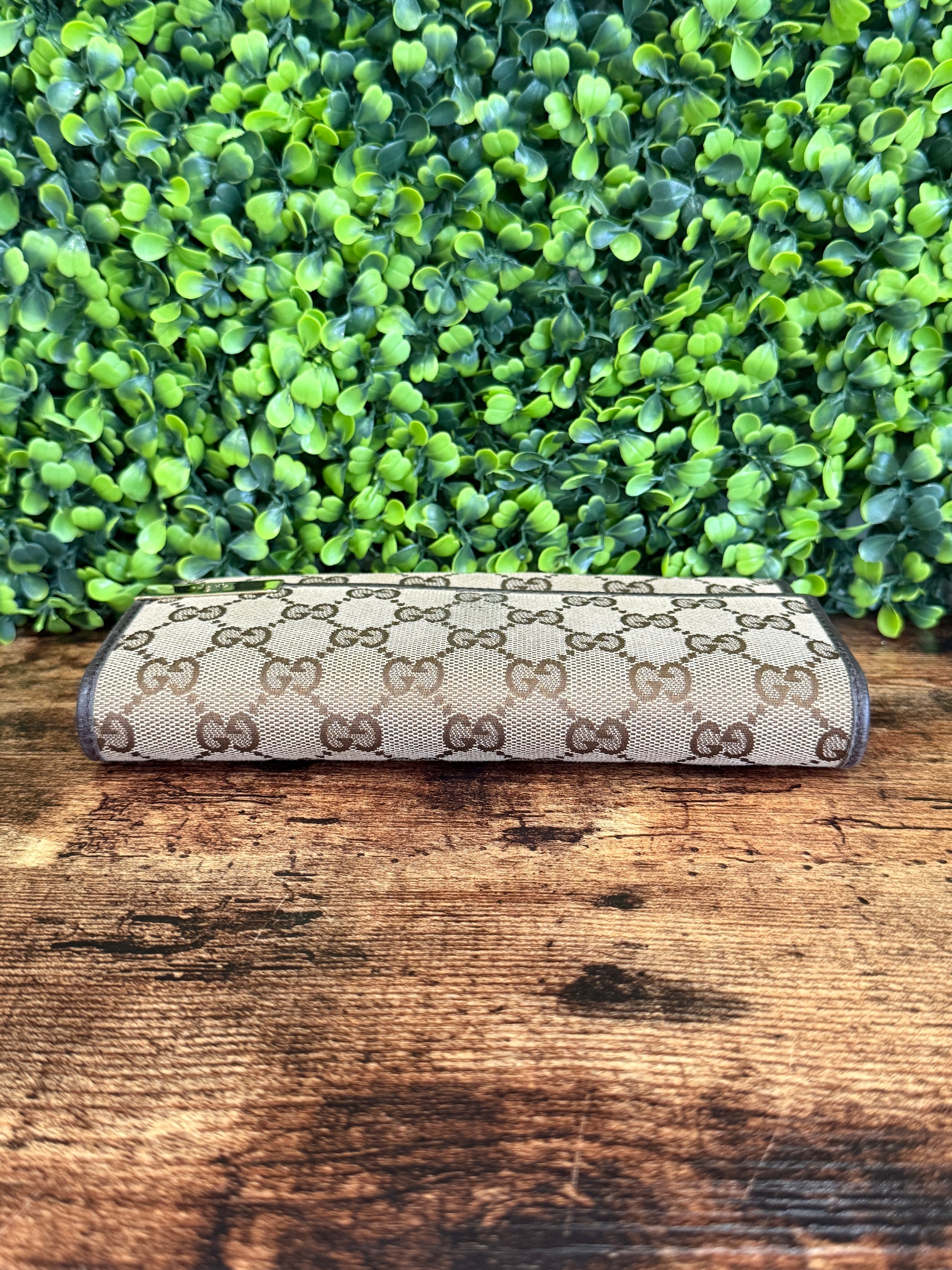 Gucci GG Canvas Long Wallet